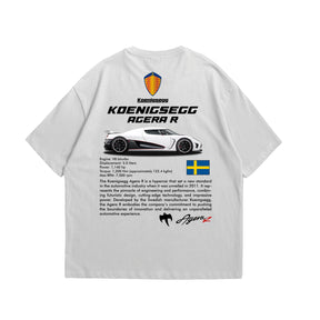 Camiseta Oversized Koenigsegg Agera R