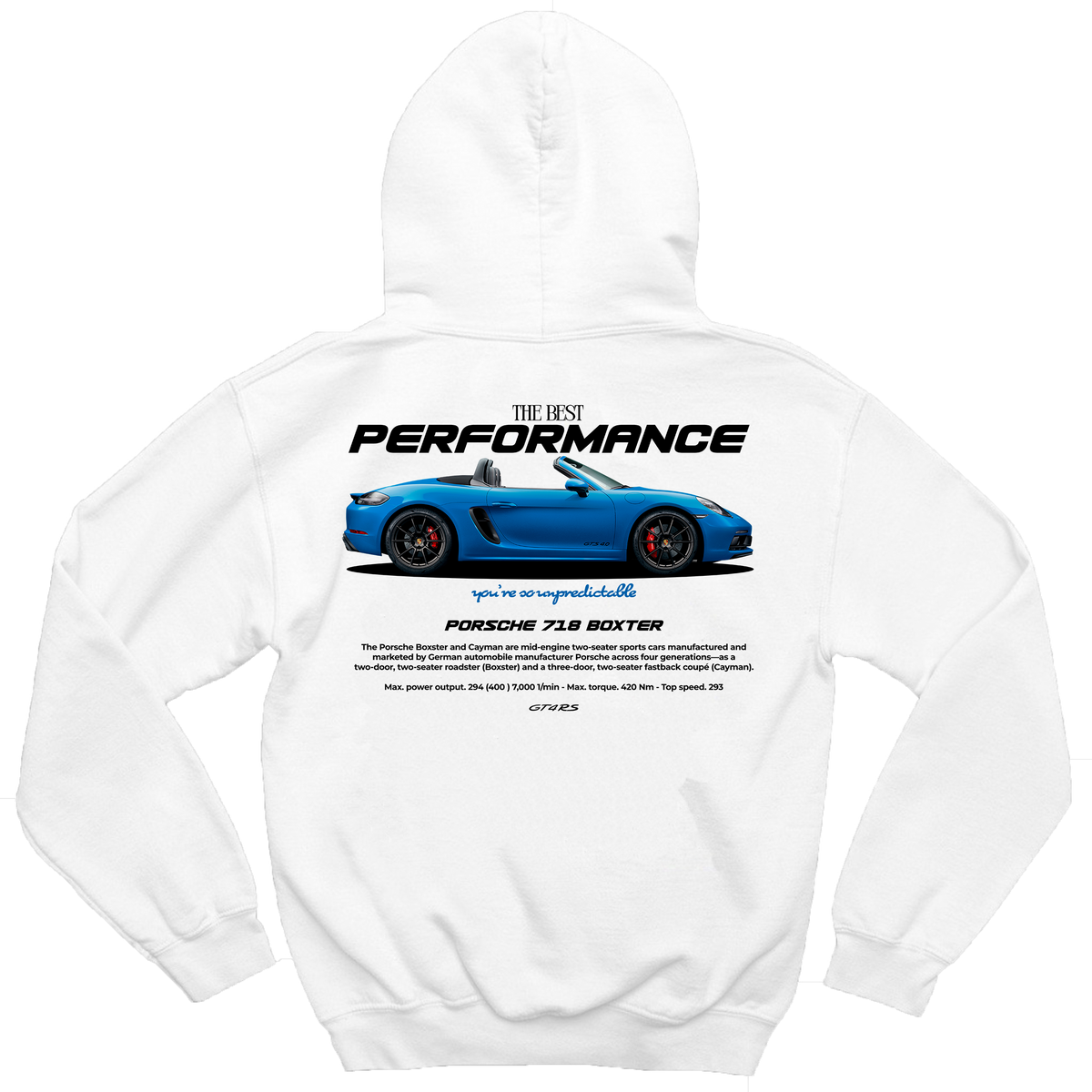 Moletom Porsche 718 Boxter