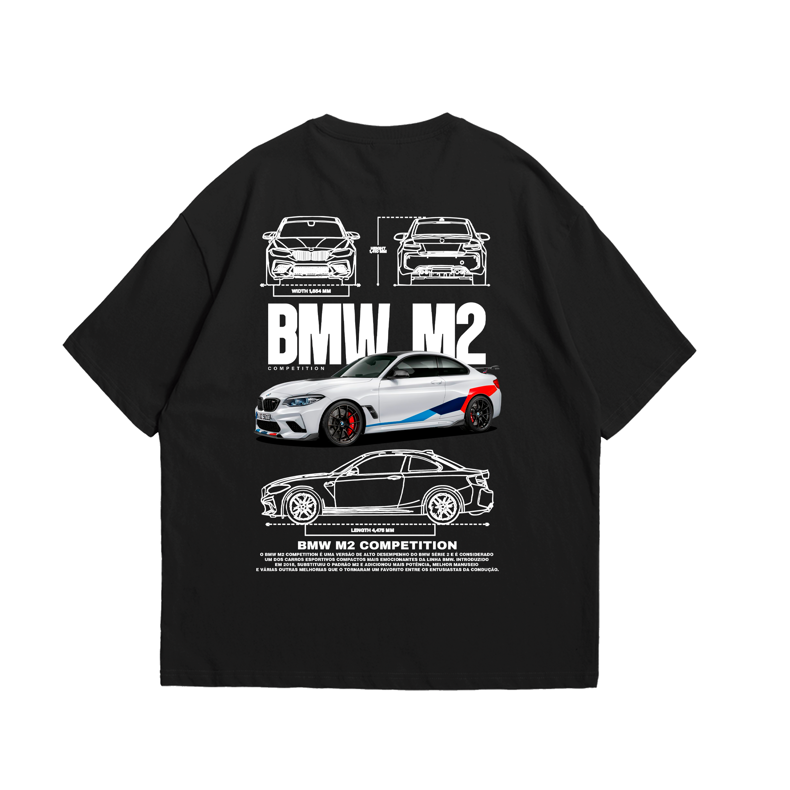 Camiseta Oversized BMW M2