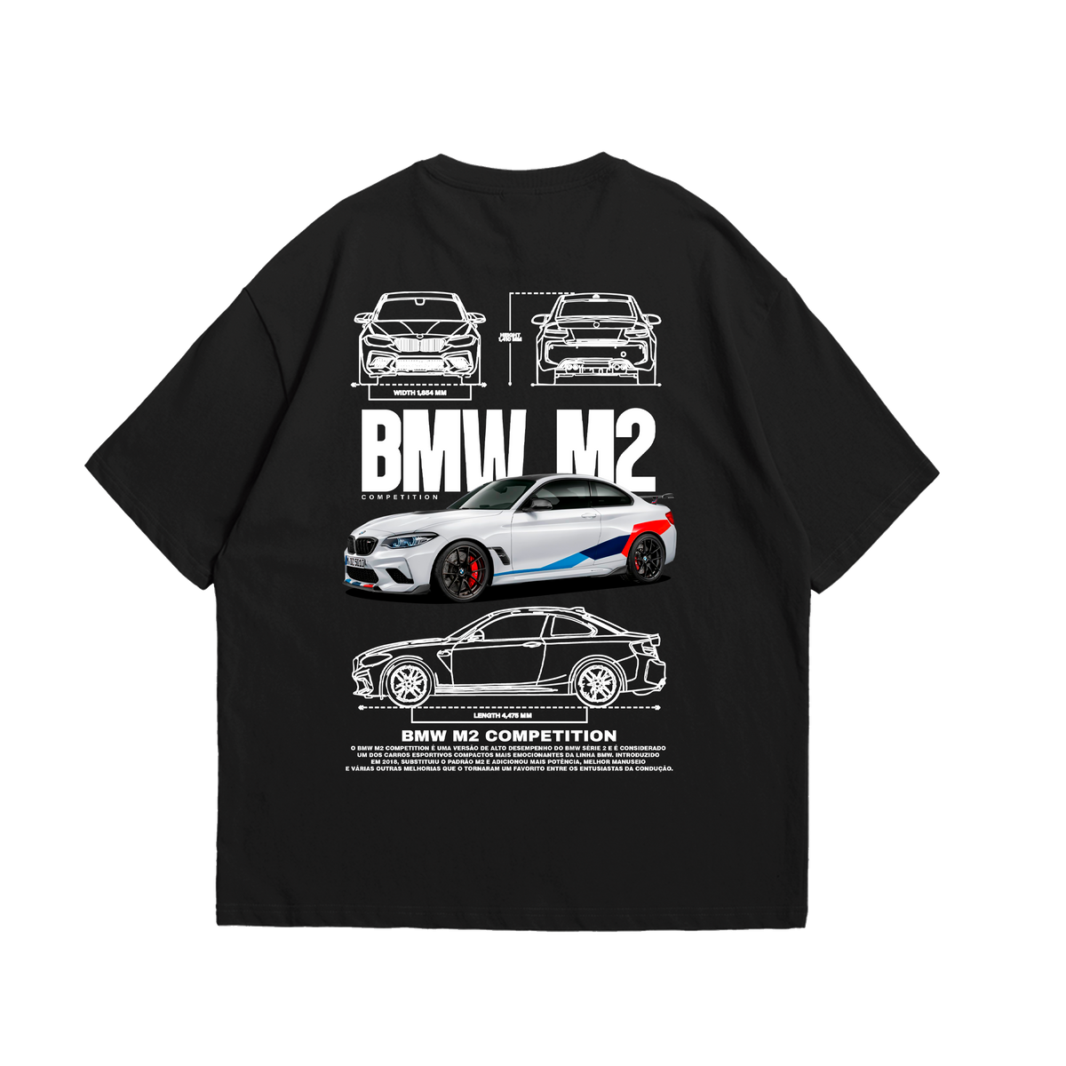 Camiseta Oversized BMW M2