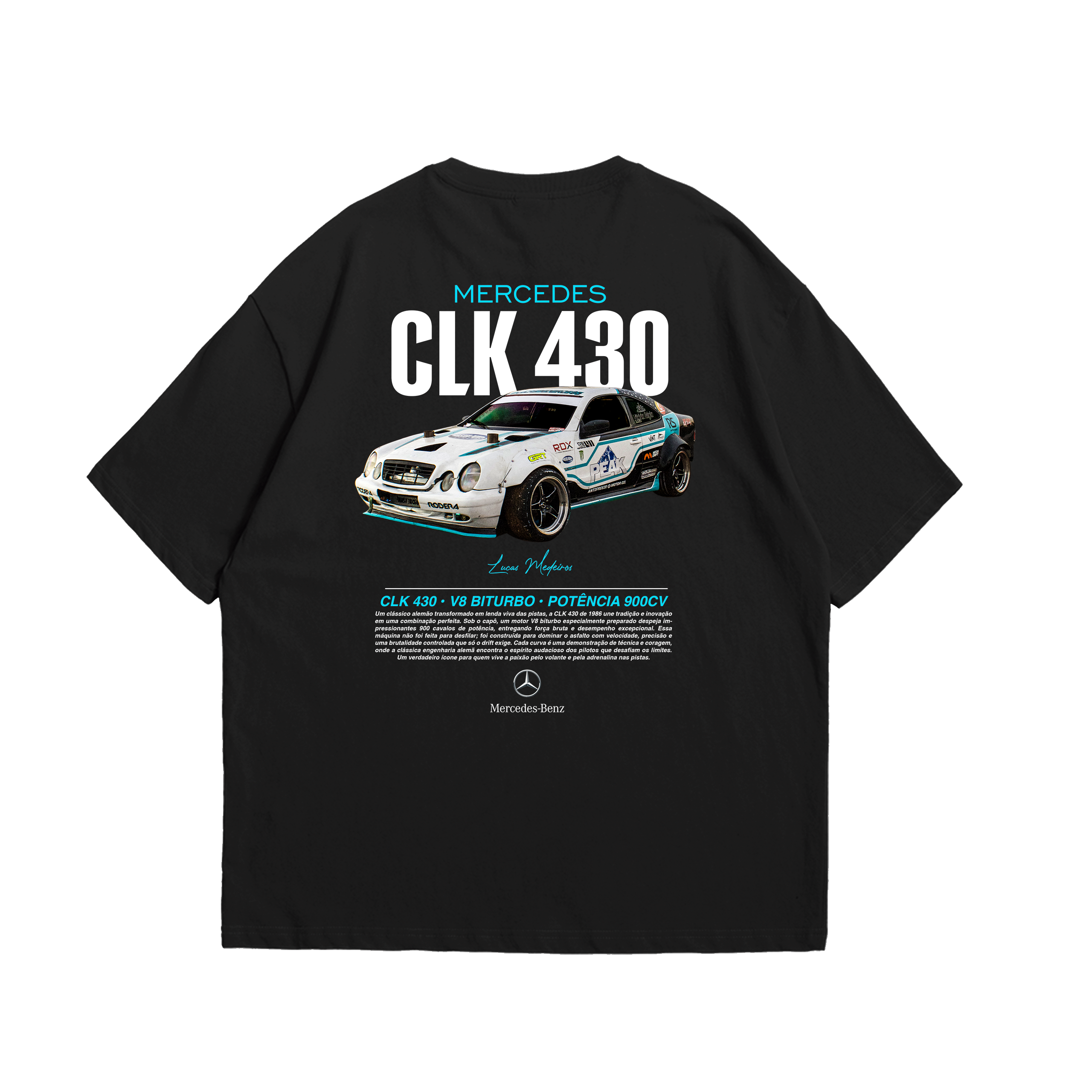 Camiseta Oversized Lucas Medeiros V8