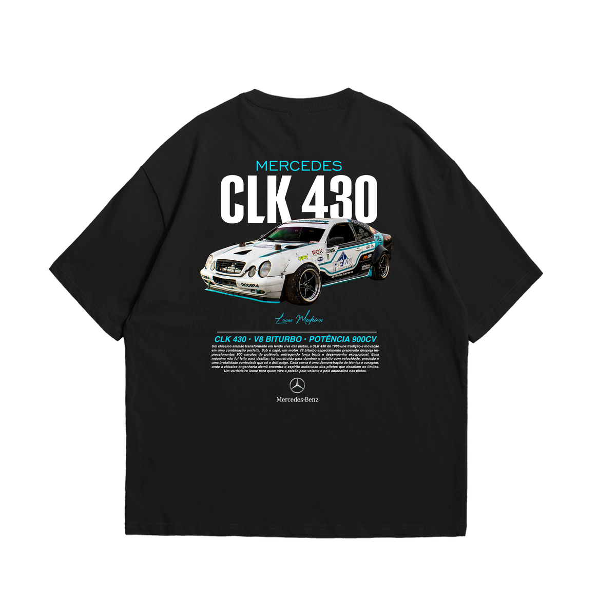 Camiseta Oversized Lucas Medeiros V8