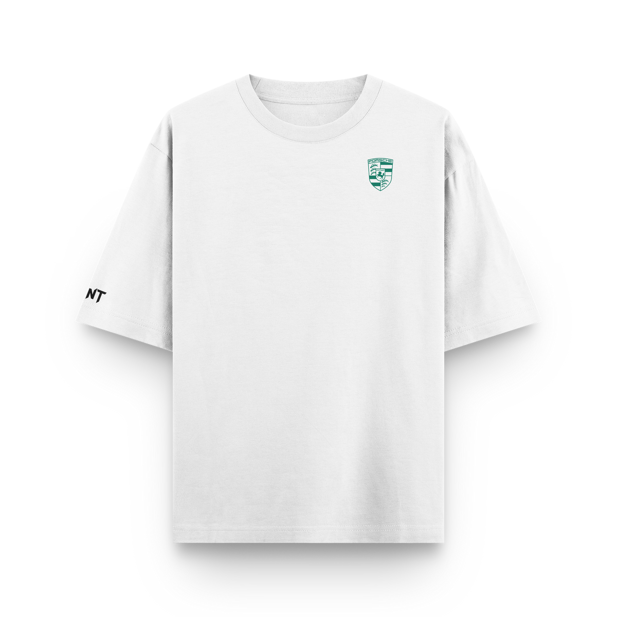 Camiseta Oversized Porsche Green Sttugart