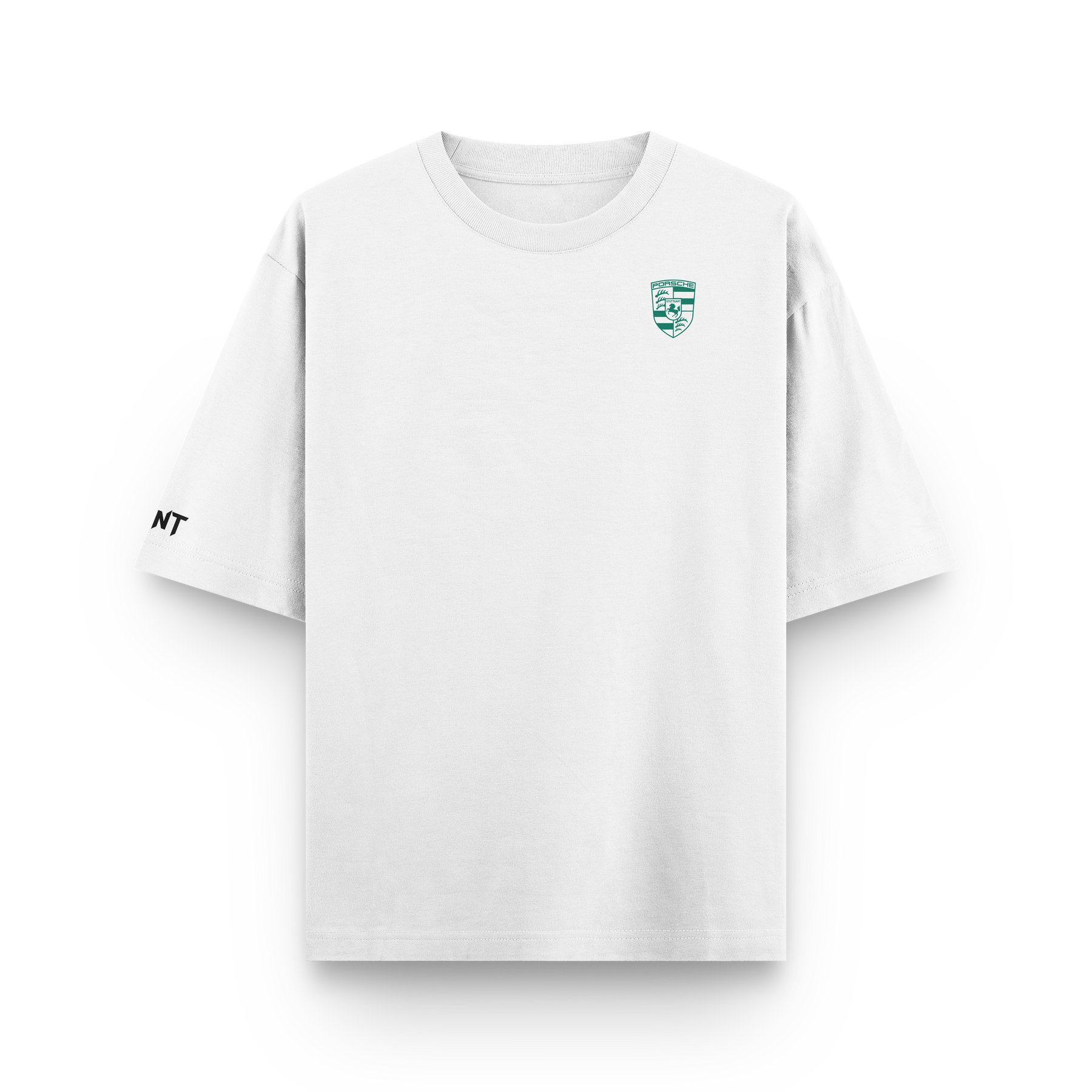 Camiseta Oversized Porsche Green Sttugart