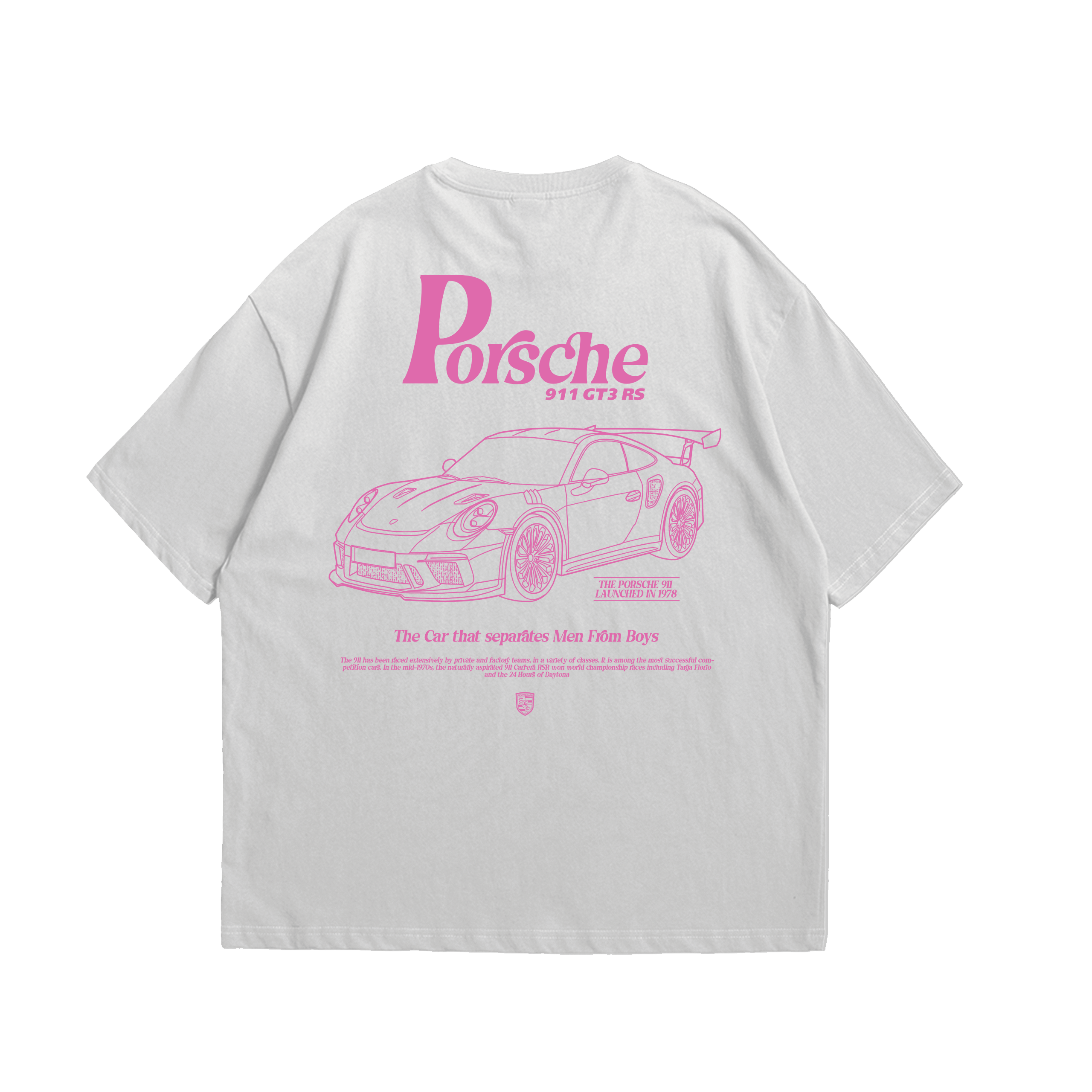 Camiseta Oversized Porsche 911