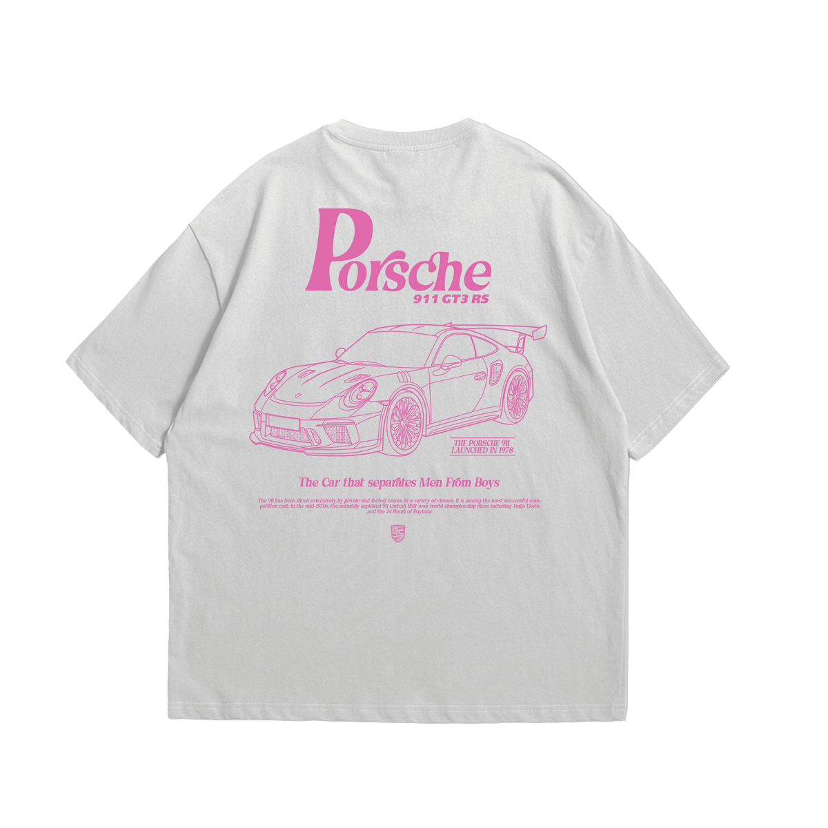 Camiseta Oversized Porsche 911
