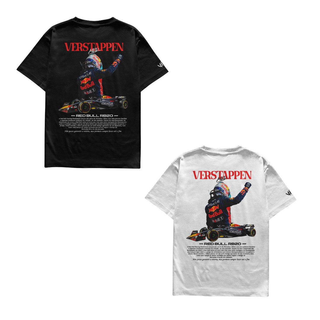 Camisetas Verstappen e Verstappen