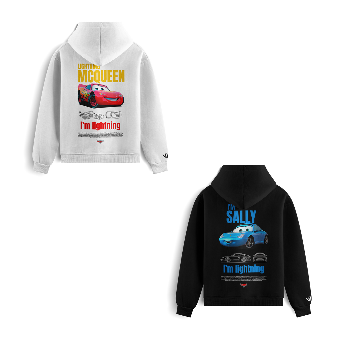 SALE Moletom Mcqueen e Sally