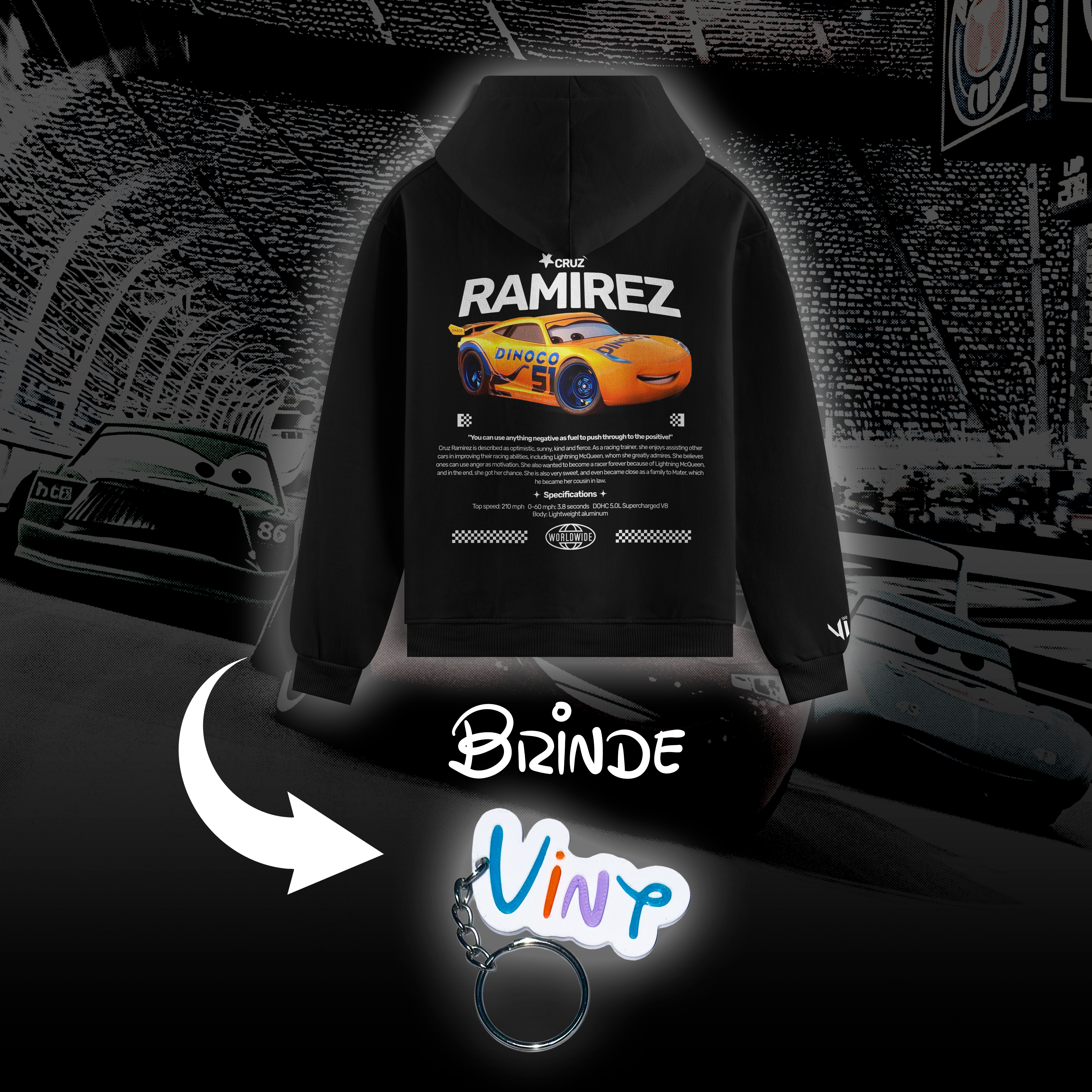 Moletom Ramirez Cars