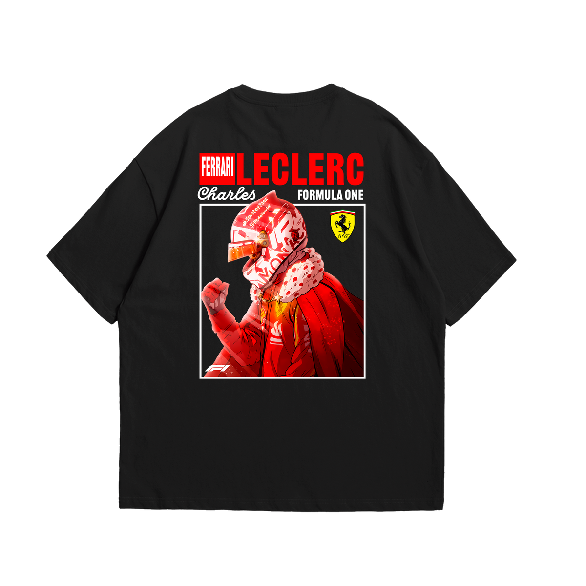 Camiseta Oversized Charles Leclerc