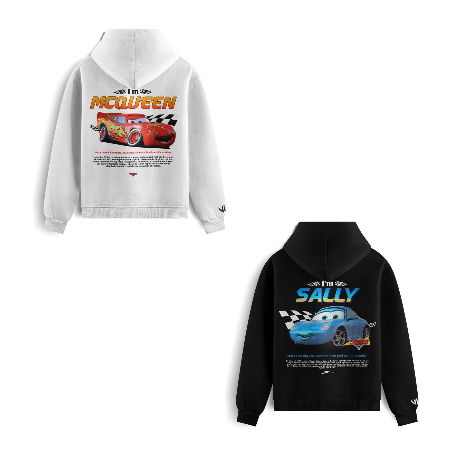 Moletons I´m Mcqueen e I´m Sally