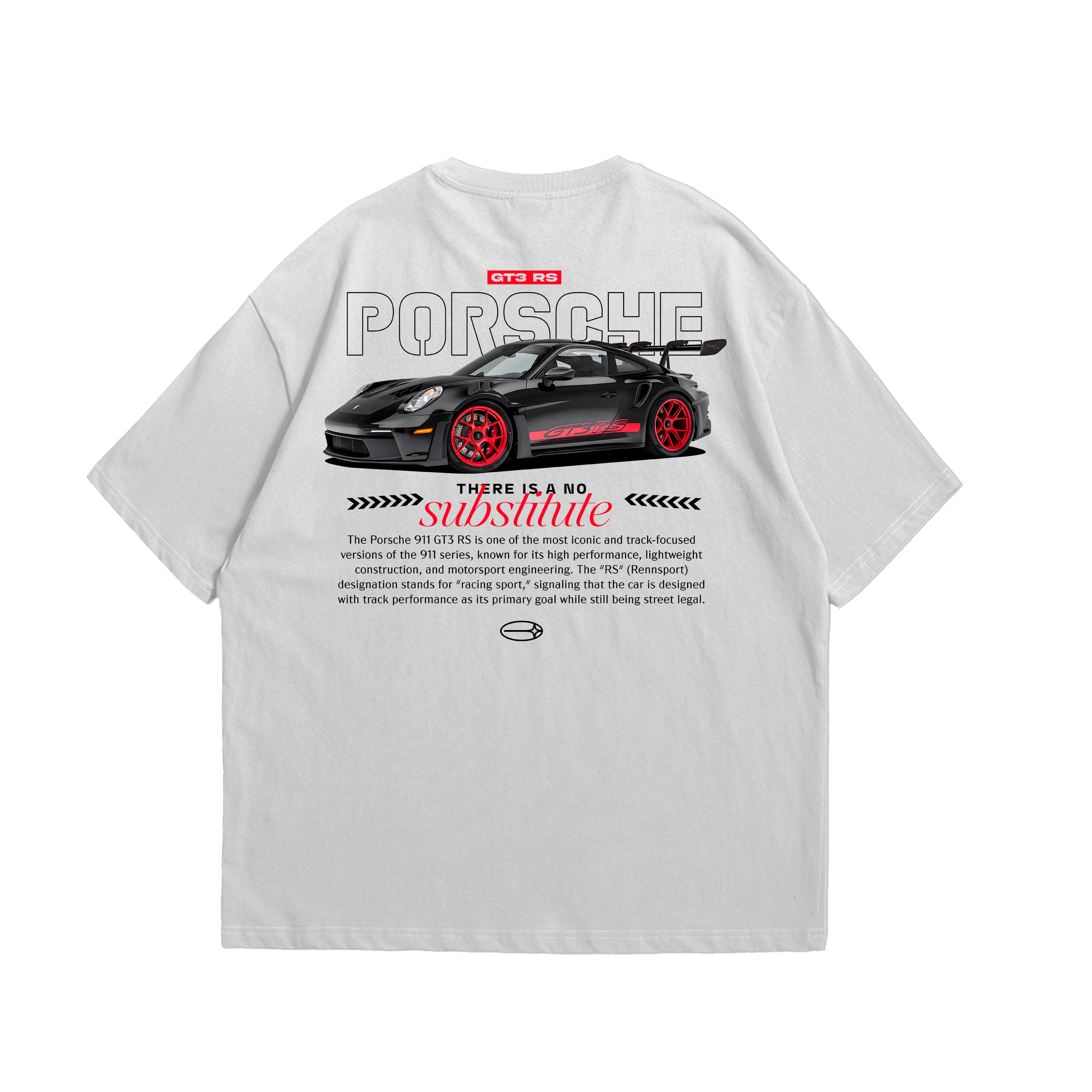 Camiseta Oversized Porsche GT3rs