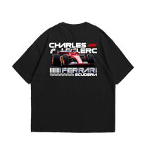 Camiseta Oversized Ferrari Charles Leclerc F1