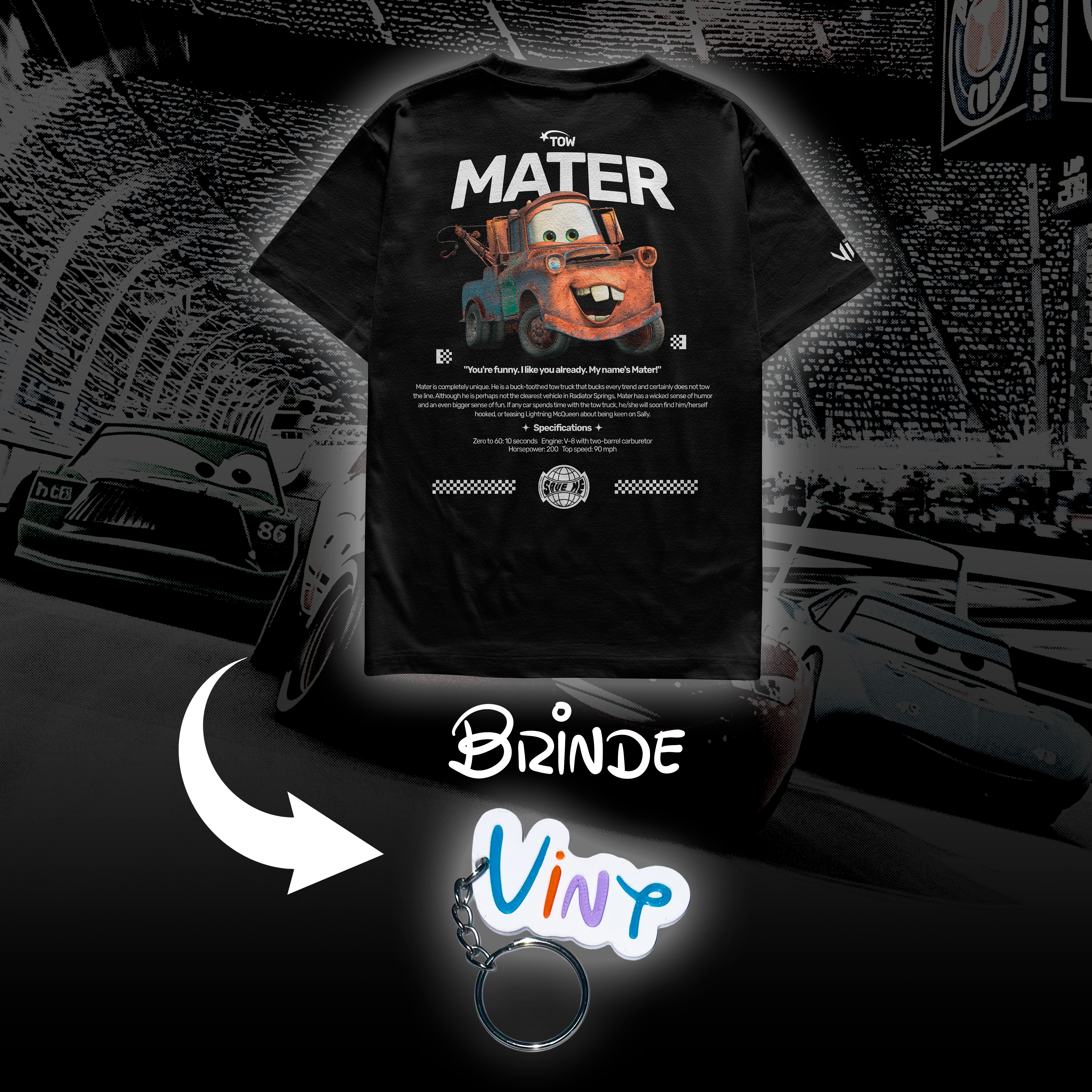 Camiseta Mater Cars