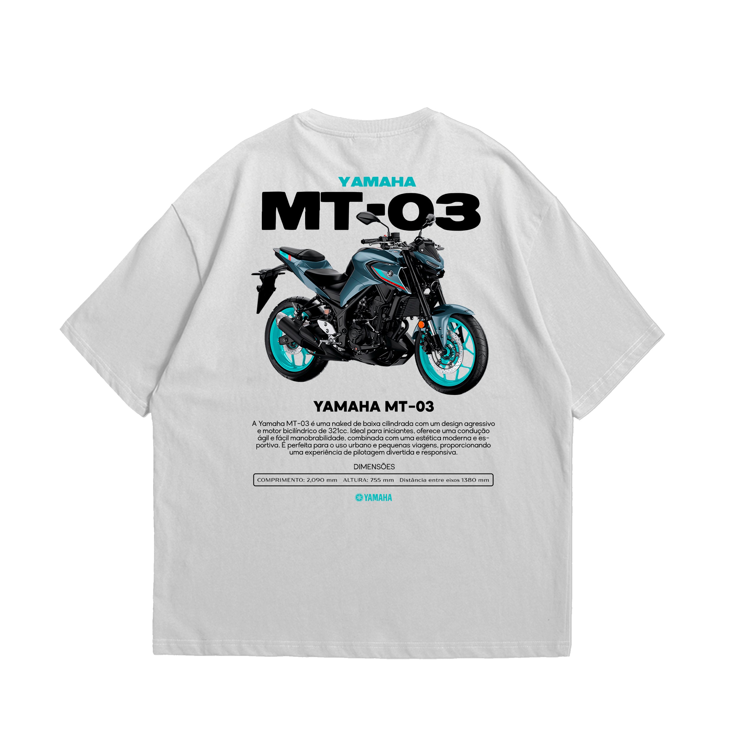 Camiseta Oversized Yamaha MT03