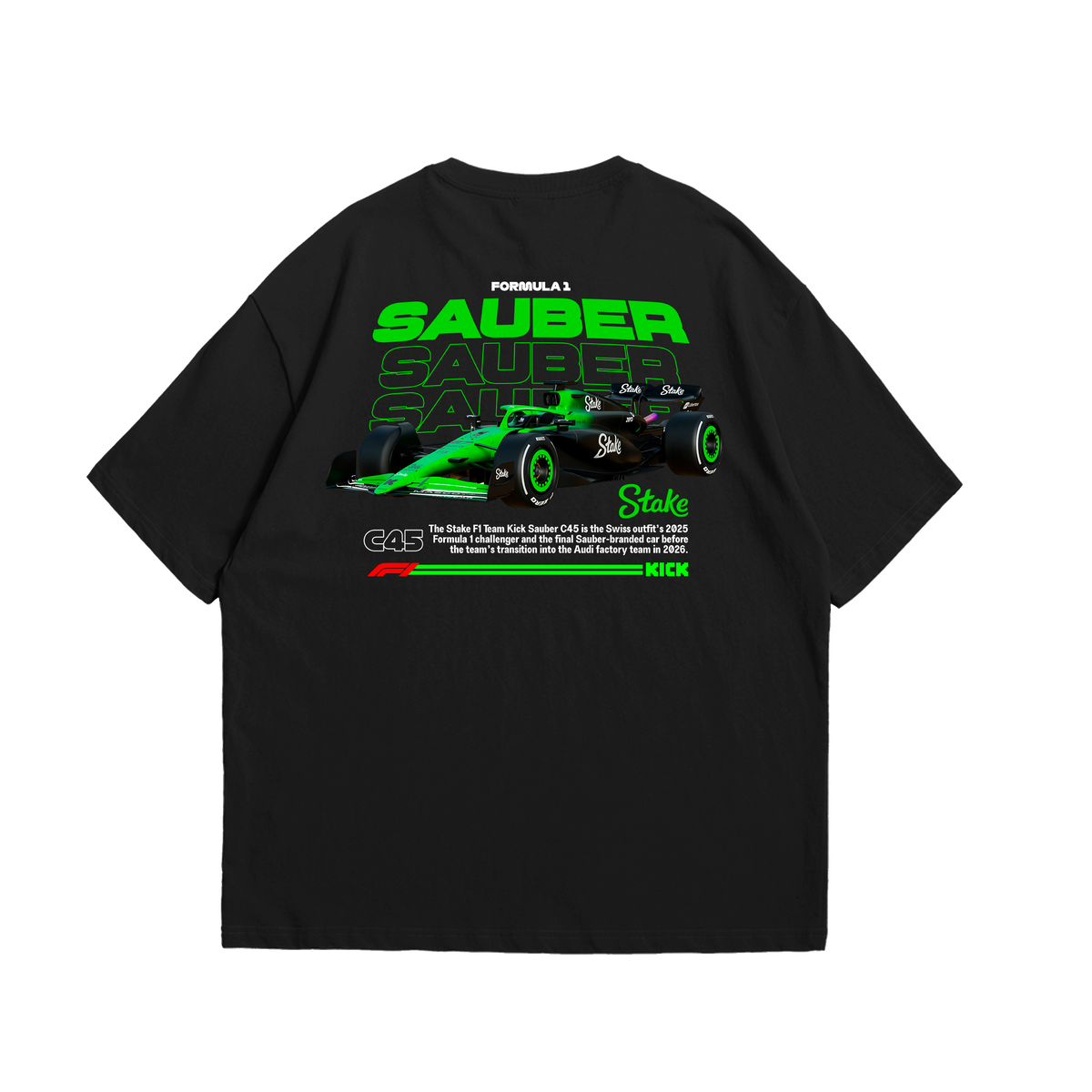 Camiseta Oversized Sauber
