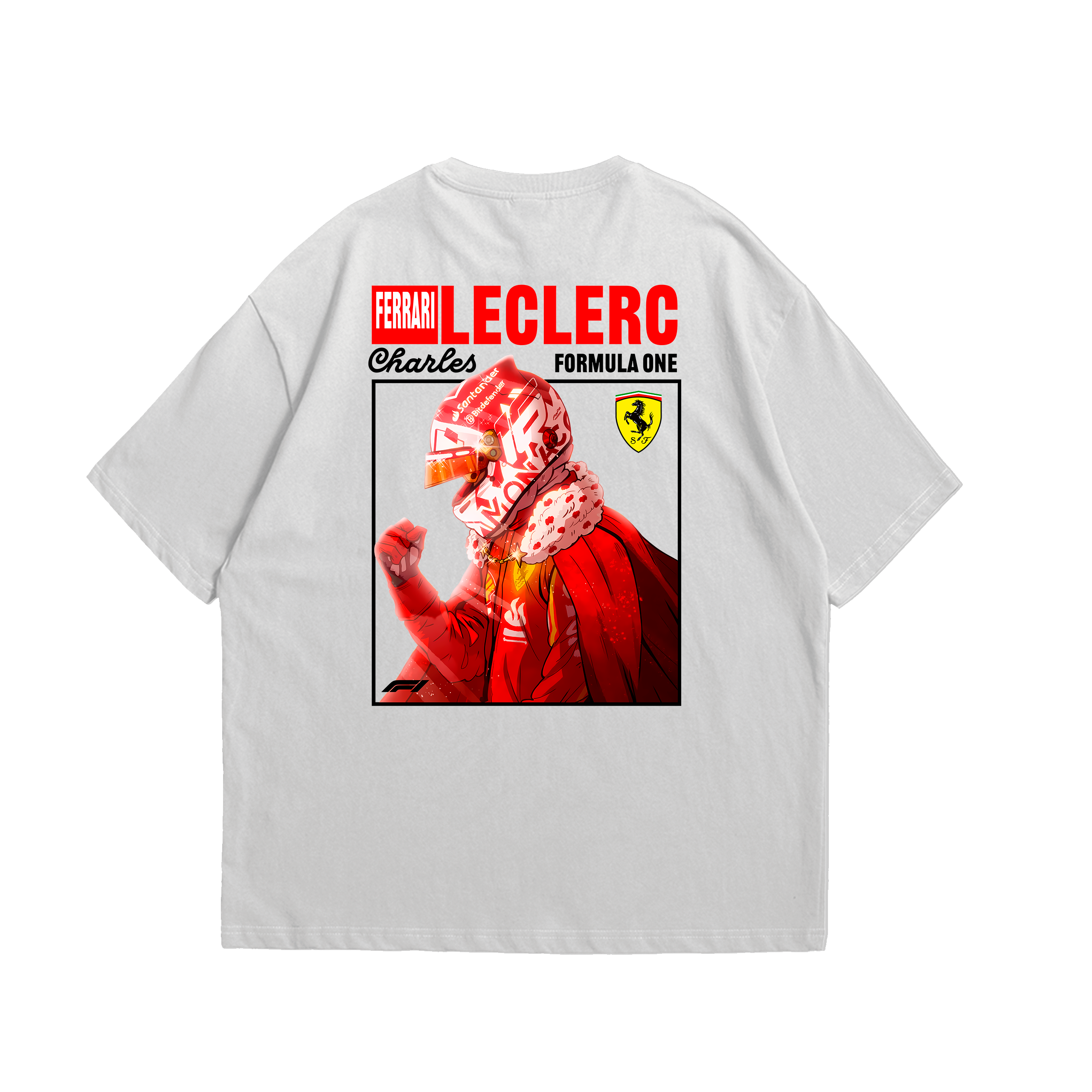 Camiseta Oversized Charles Leclerc
