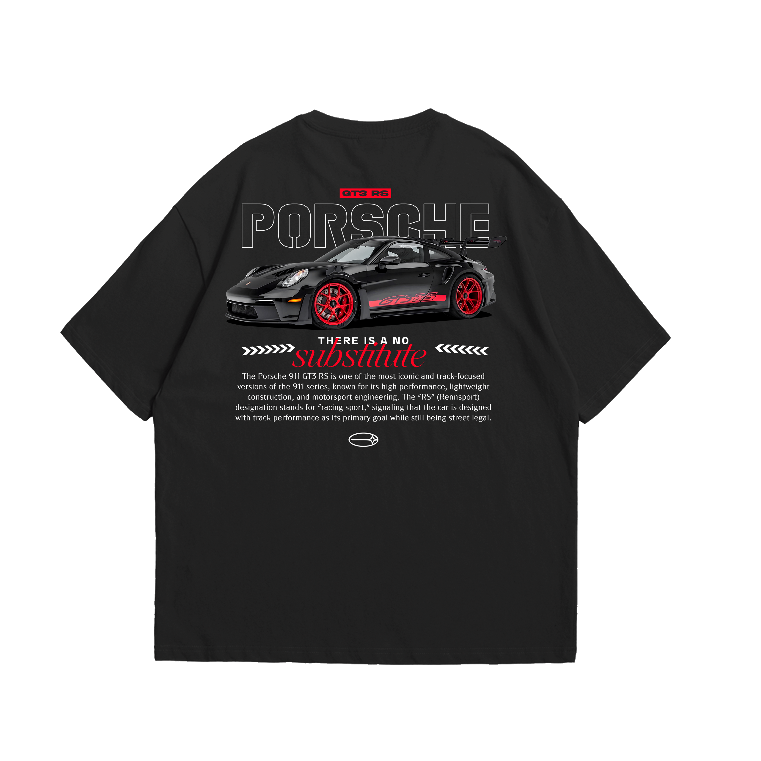 Camiseta Oversized Porsche GT3rs