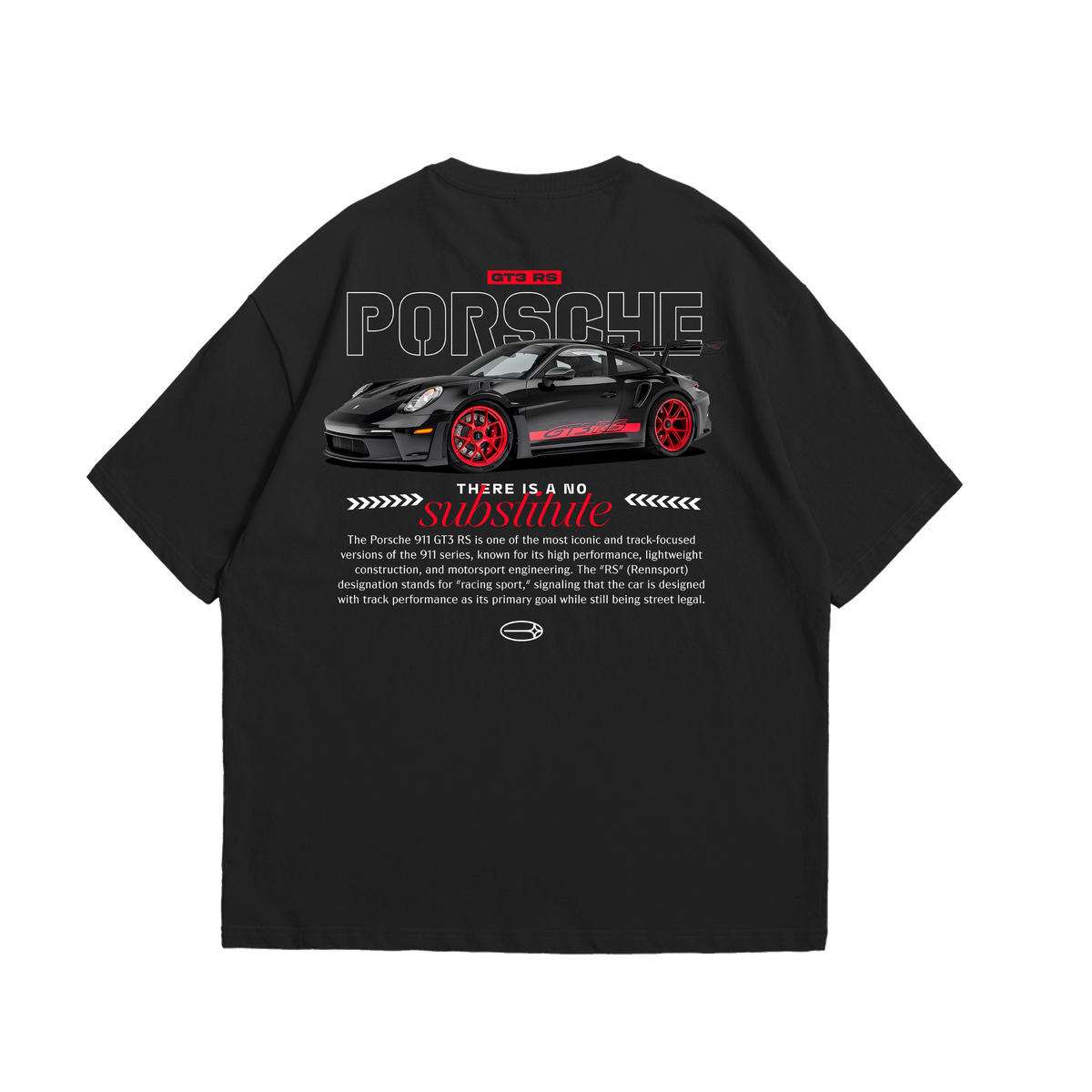 Camiseta Oversized Porsche GT3rs