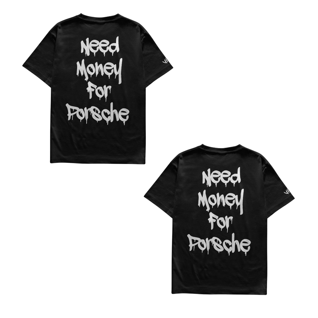 Camisetas Need Money for Porsche Dupla