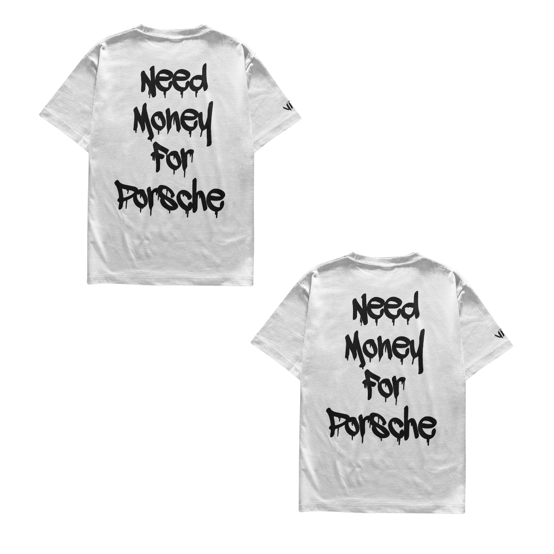 Camisetas Need Money for Porsche Dupla