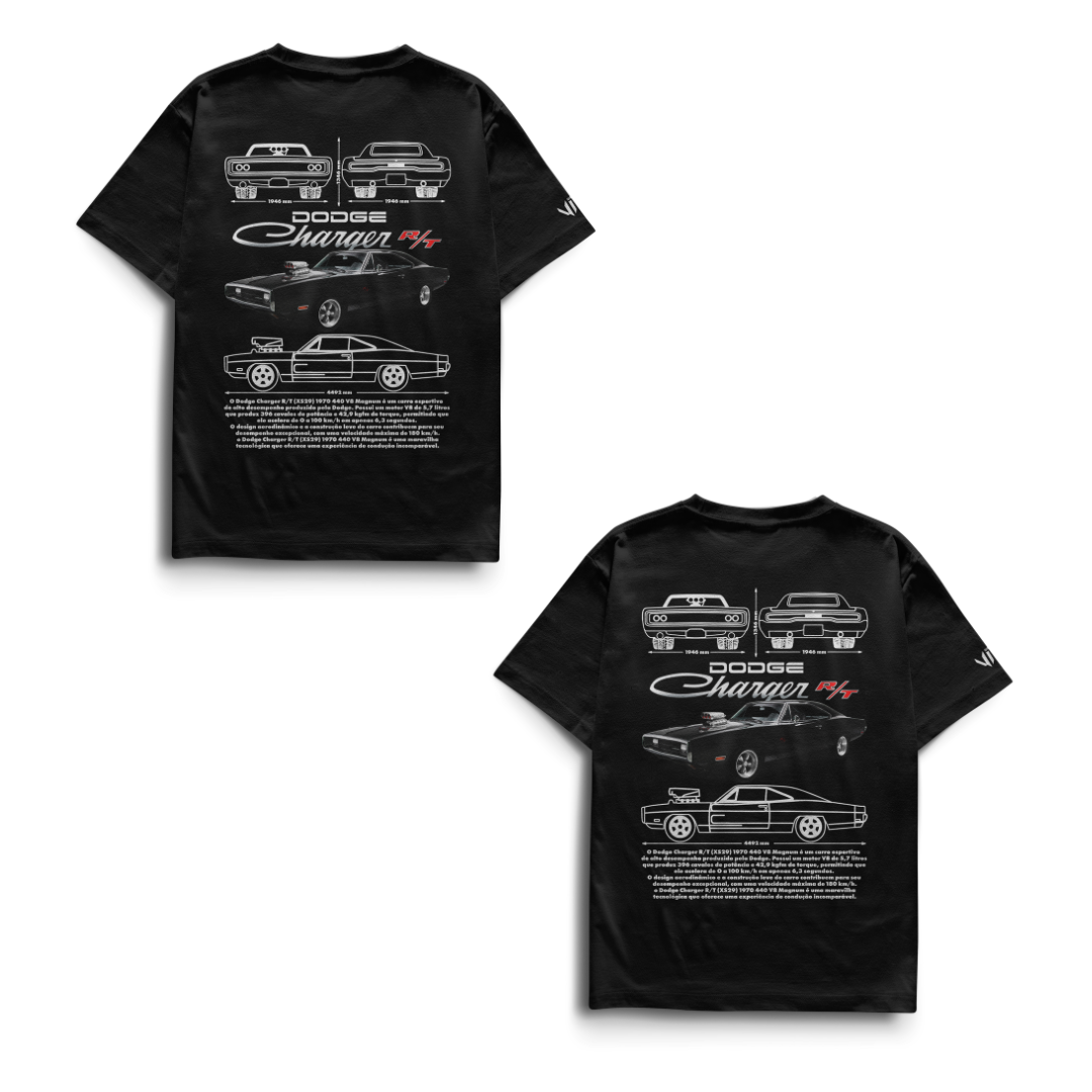 Camiseta Dodge Challenger Dupla