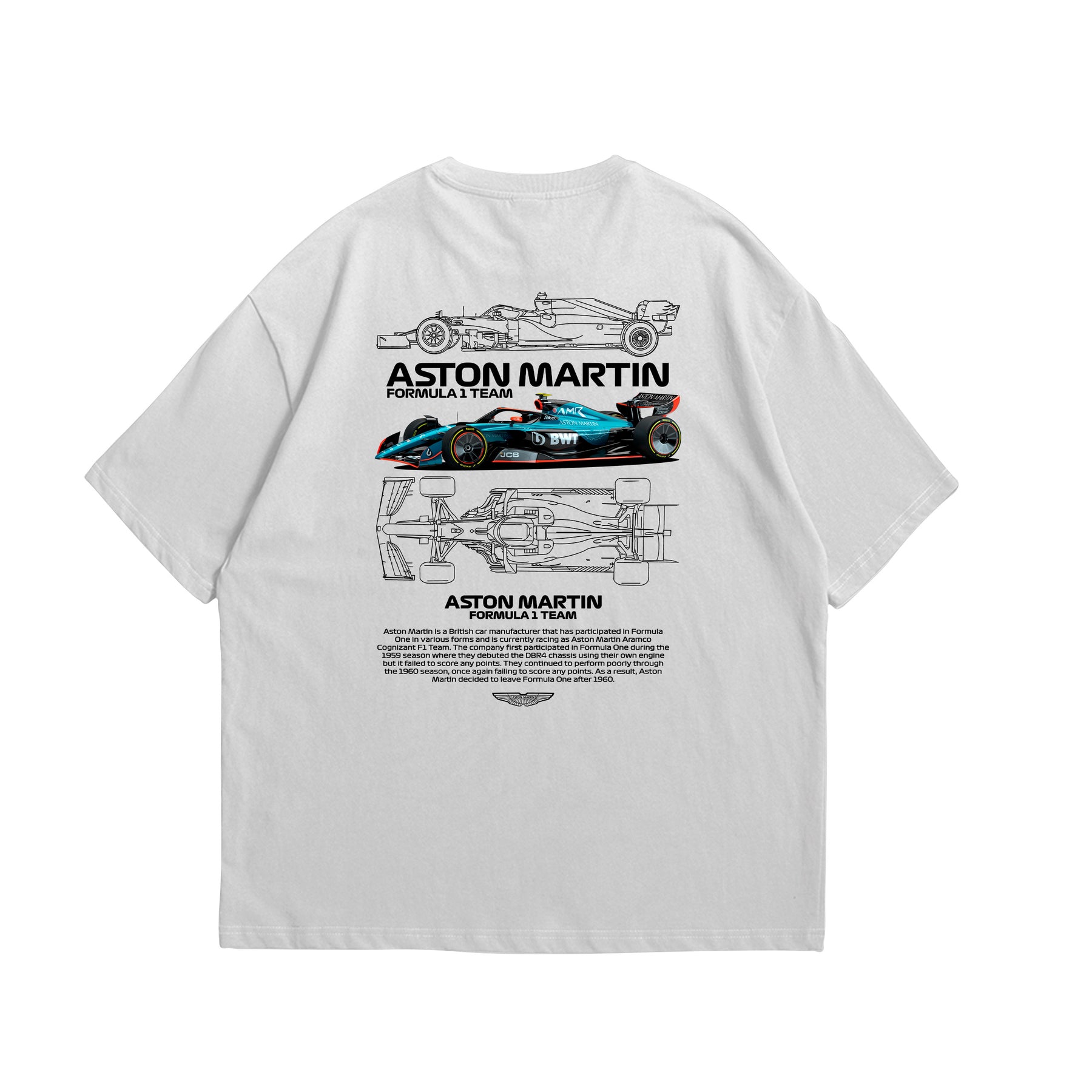 Camiseta Oversized Aston Martin F1