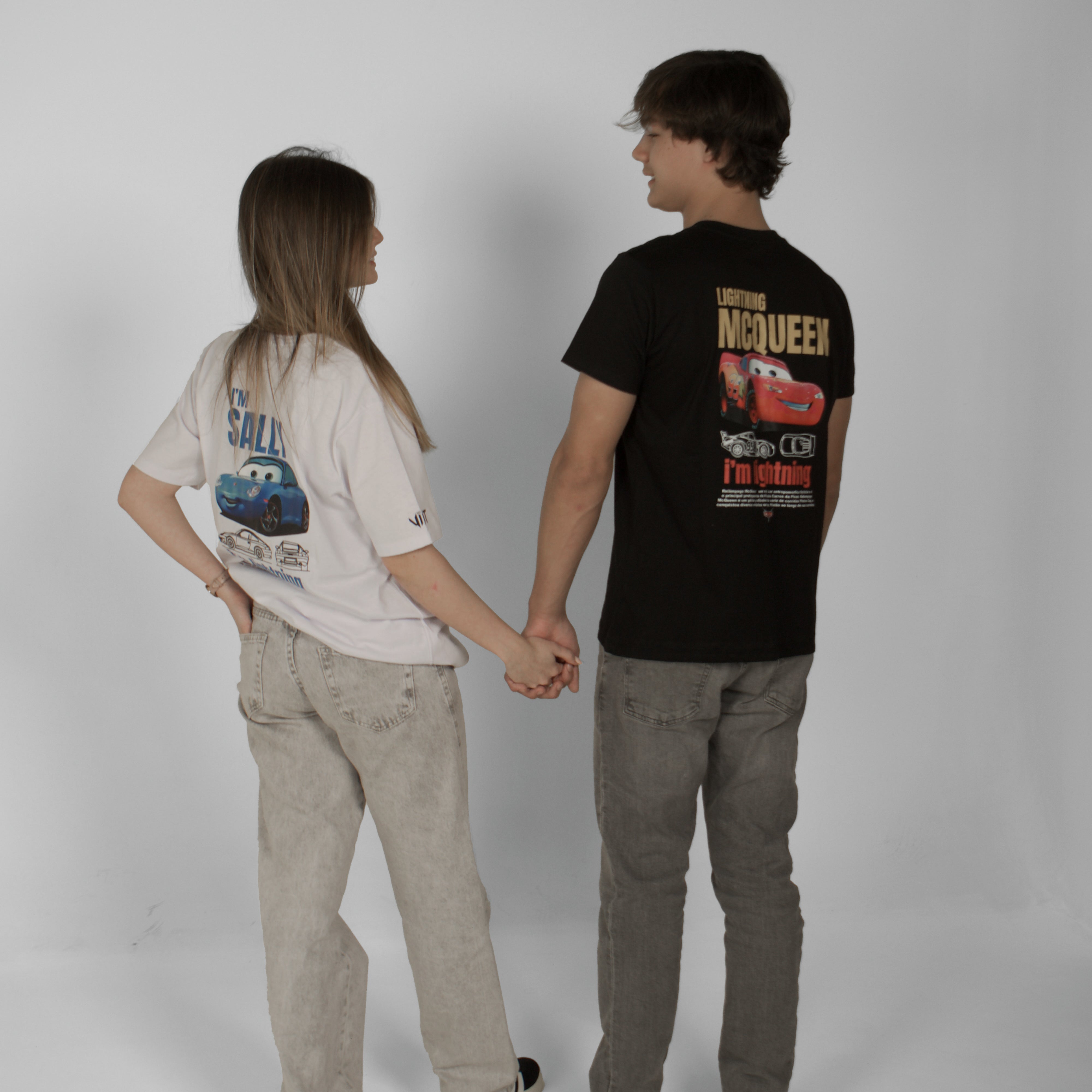 Camiseta Mcqueen e Sally Casal