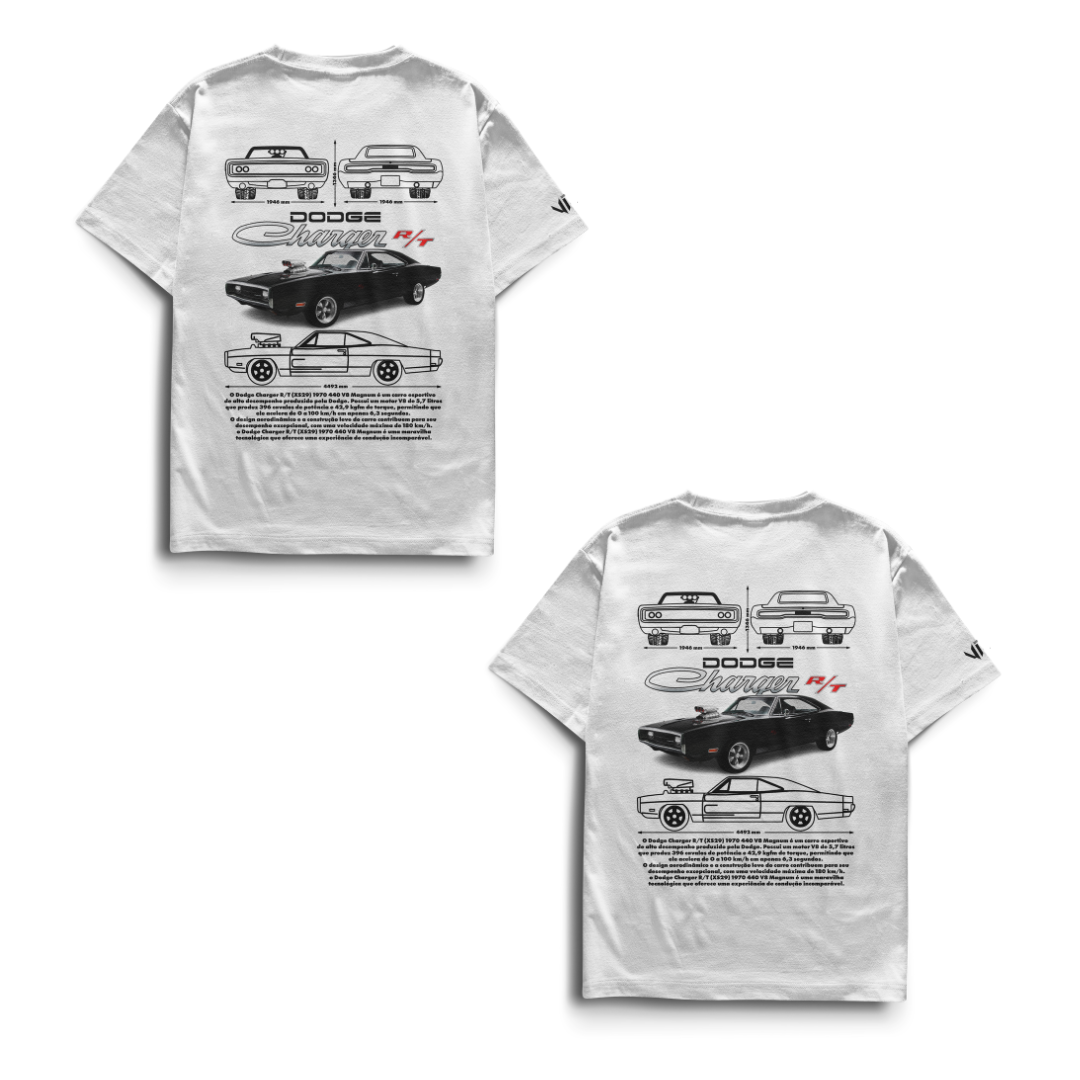 Camiseta Dodge Challenger Dupla