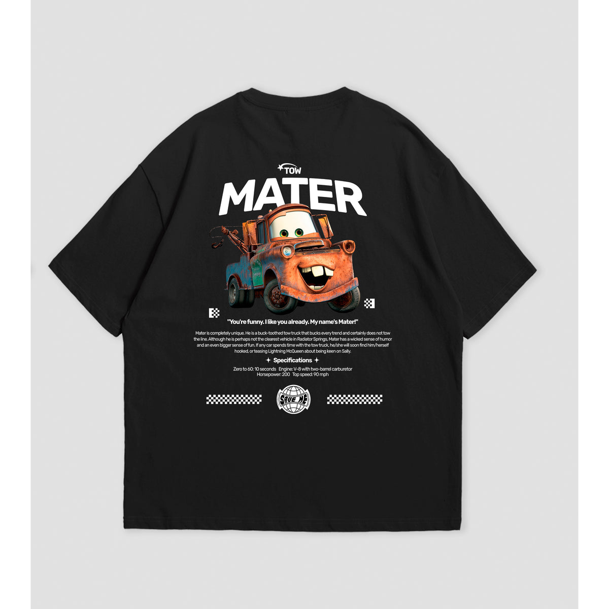 Camiseta Oversized Mater Cars