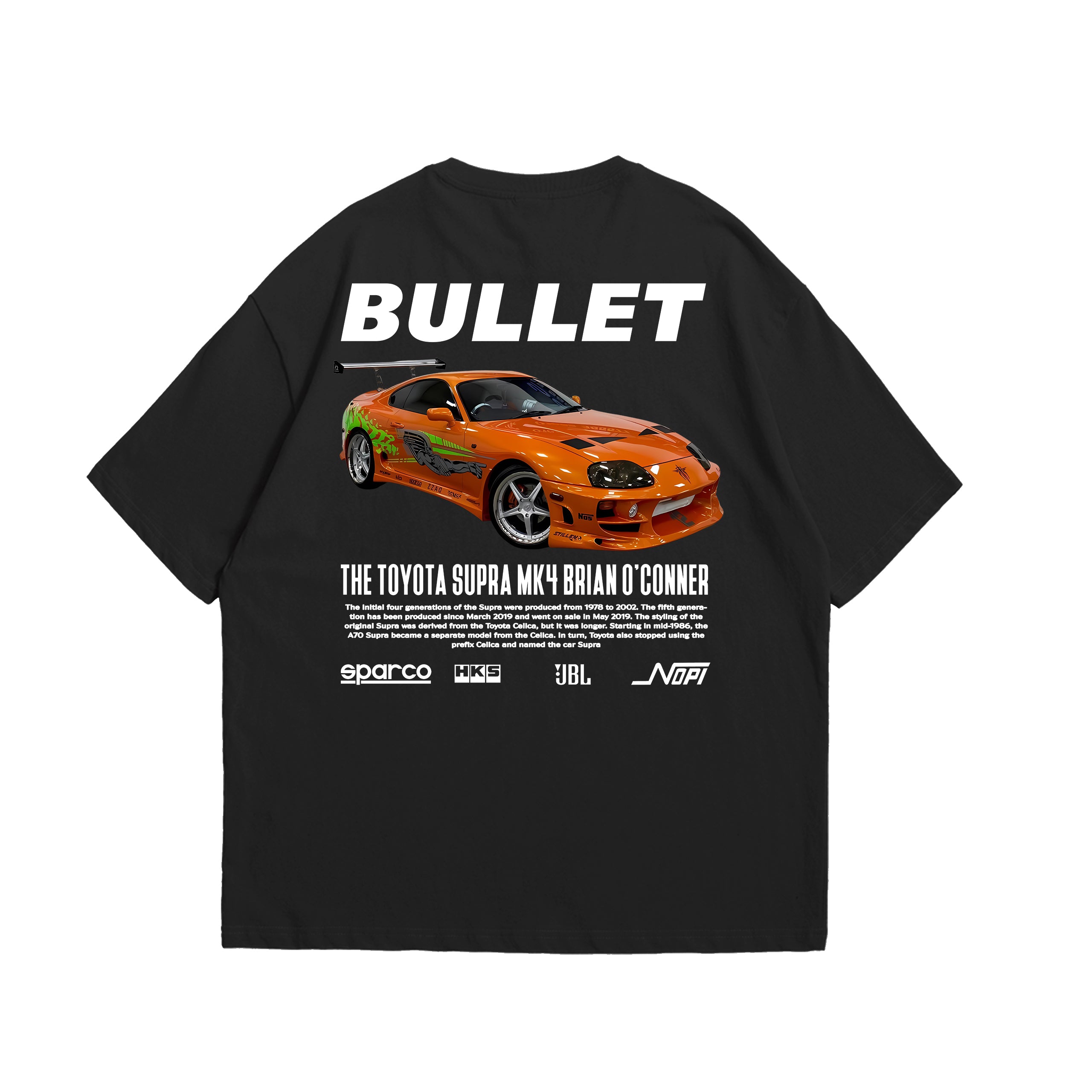 Camiseta Oversized Bullet Supra