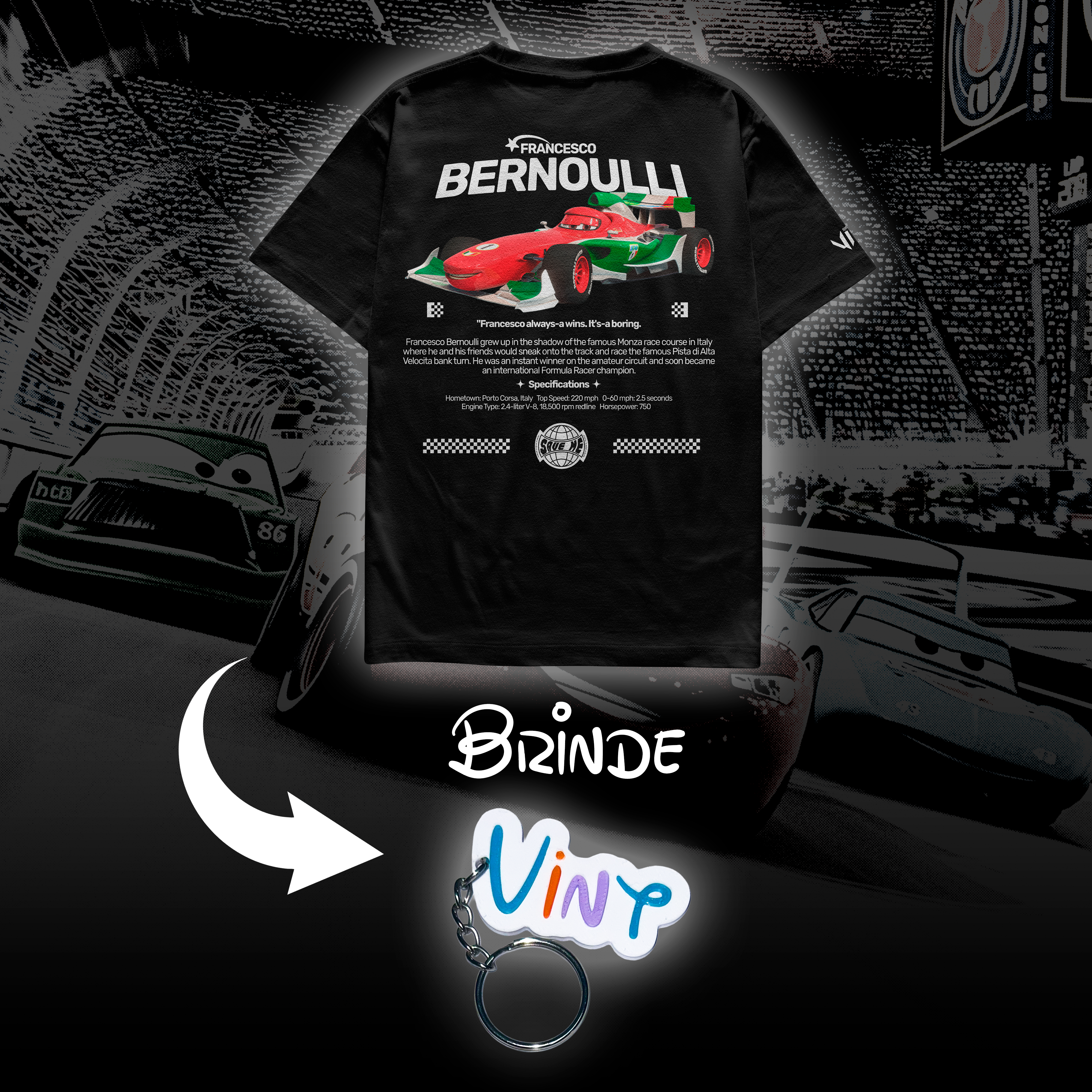 Camiseta Bernoulli Cars
