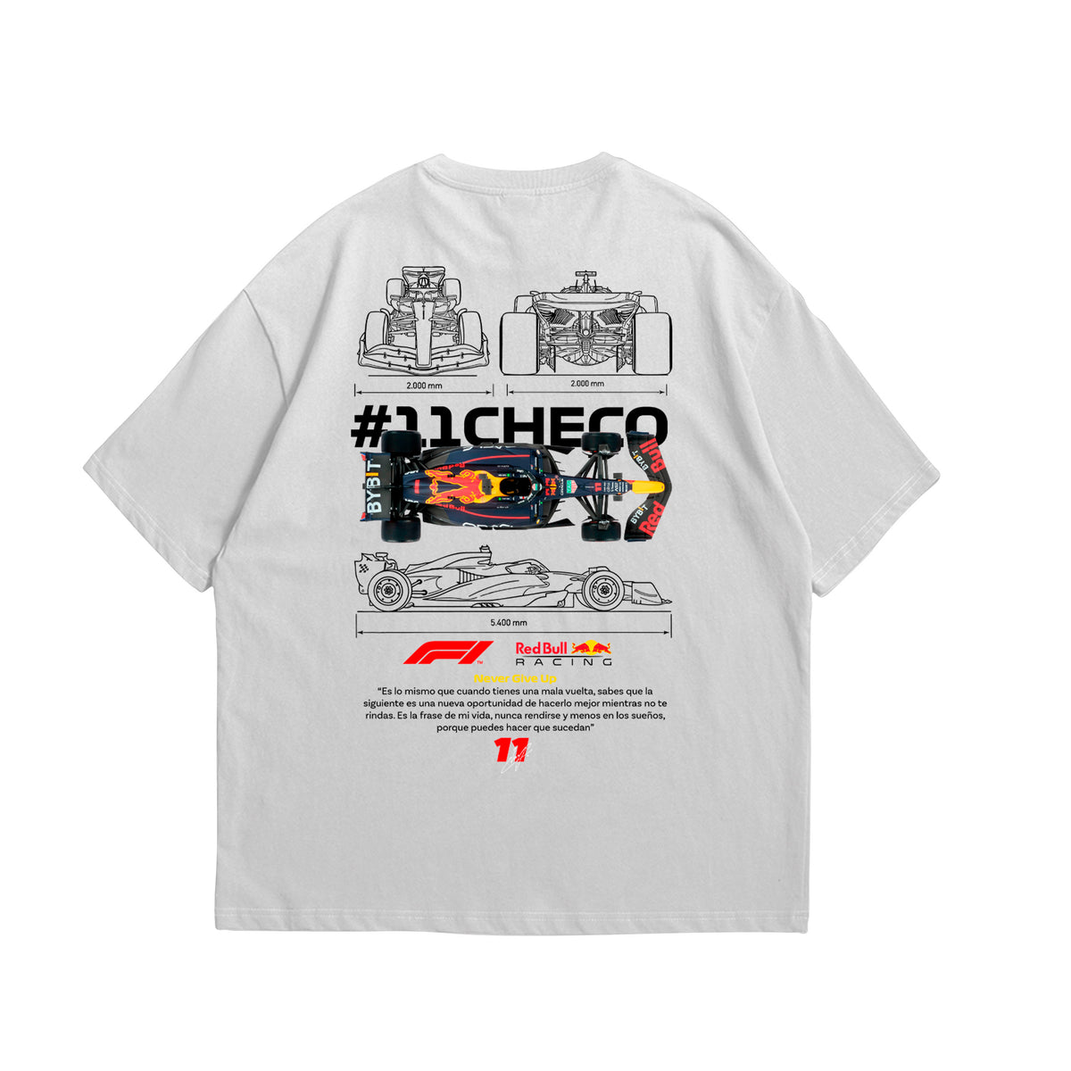 Camiseta Oversized Checo Pérez F1