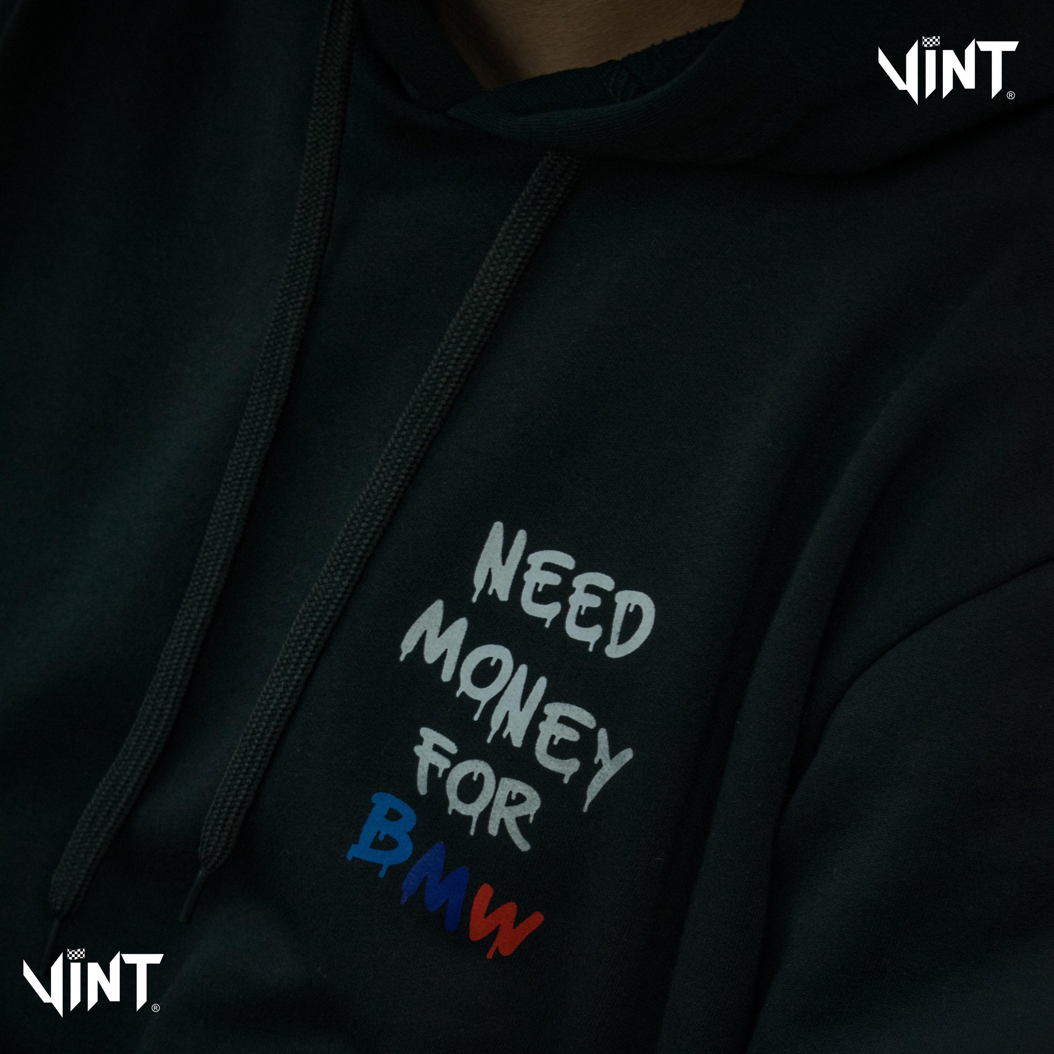 Moletom Com Capuz Need Money For BMW