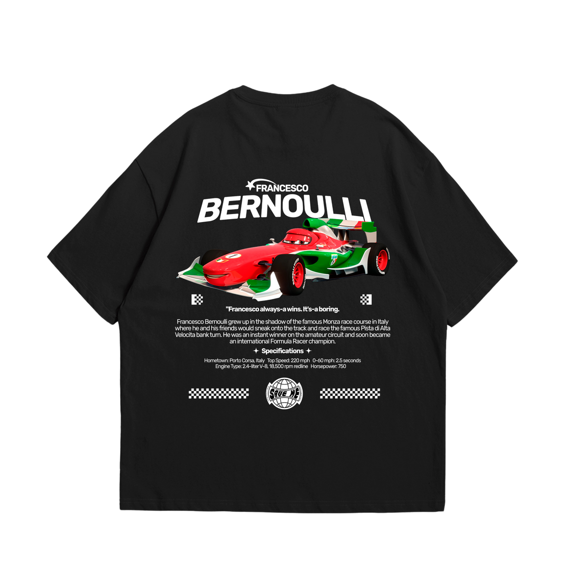 Camiseta Oversized Bernoulli Cars