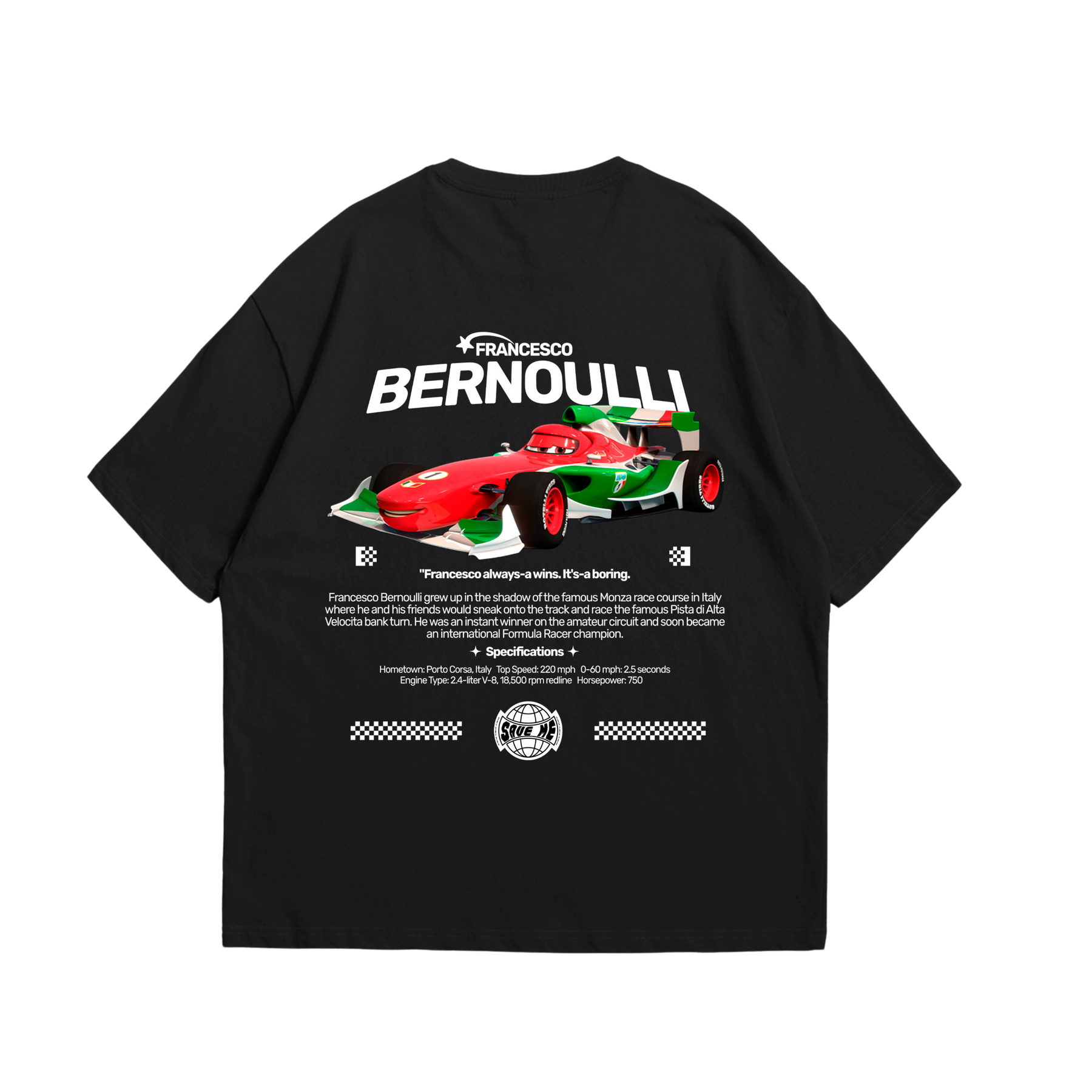 Camiseta Oversized Bernoulli Cars