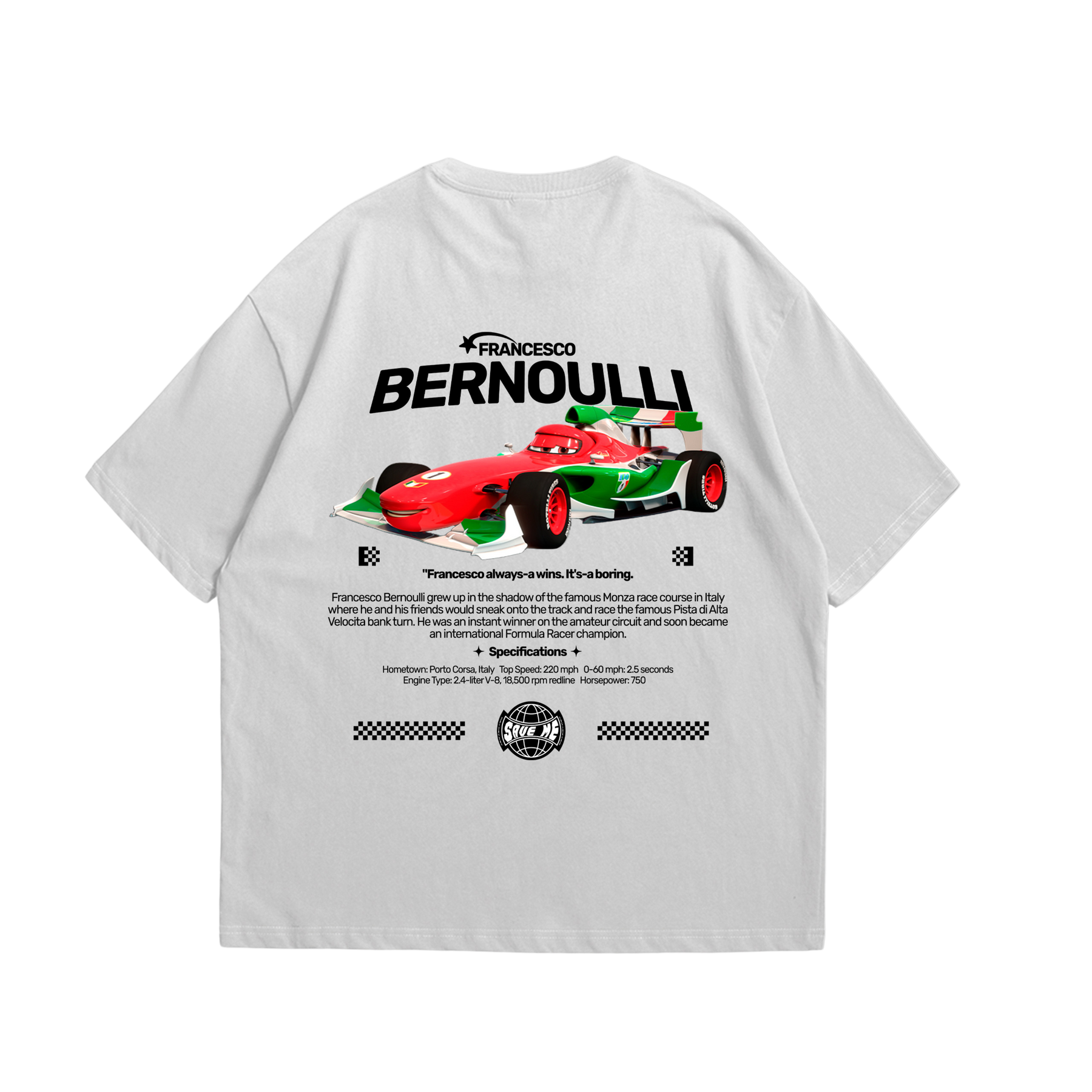 Camiseta Oversized Bernoulli Cars