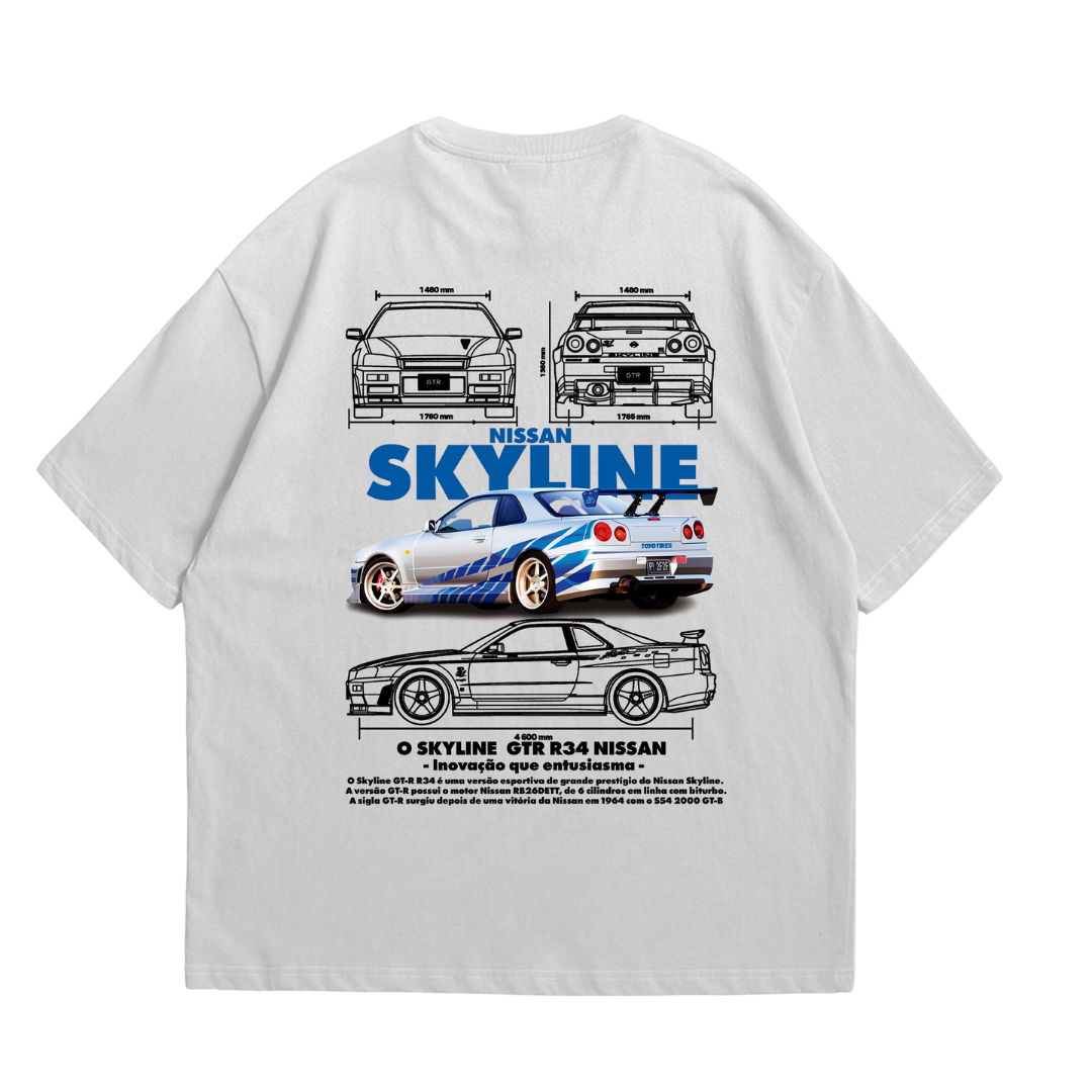 Camiseta Oversized Skyline