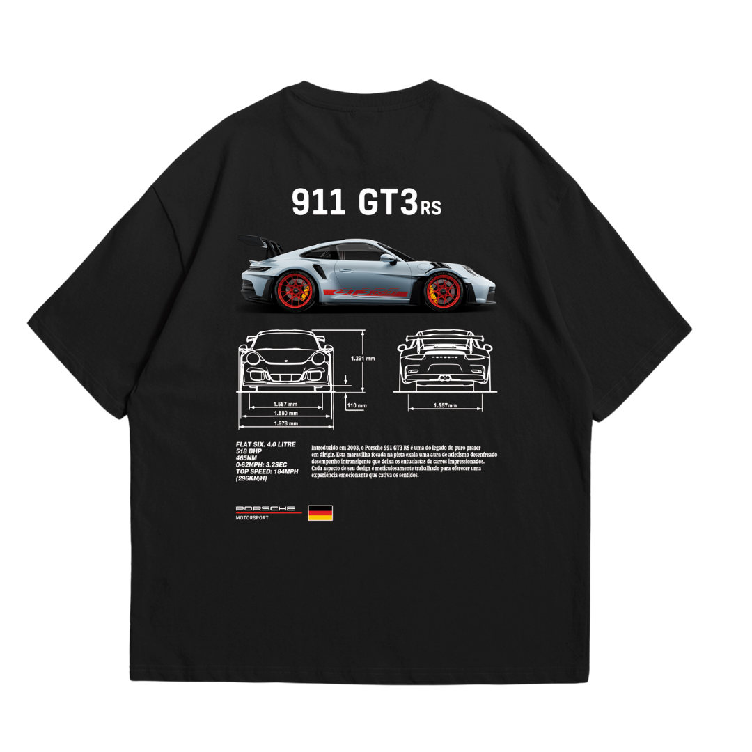 Camiseta Oversized Porsche Club