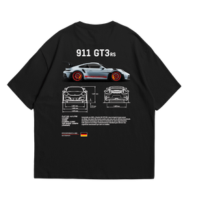 Camiseta Oversized Porsche Club