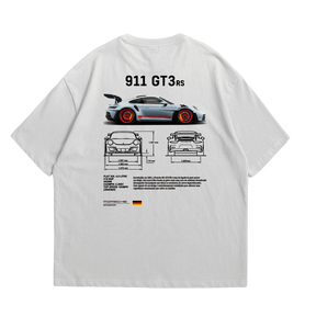 Camiseta Oversized Porsche Club