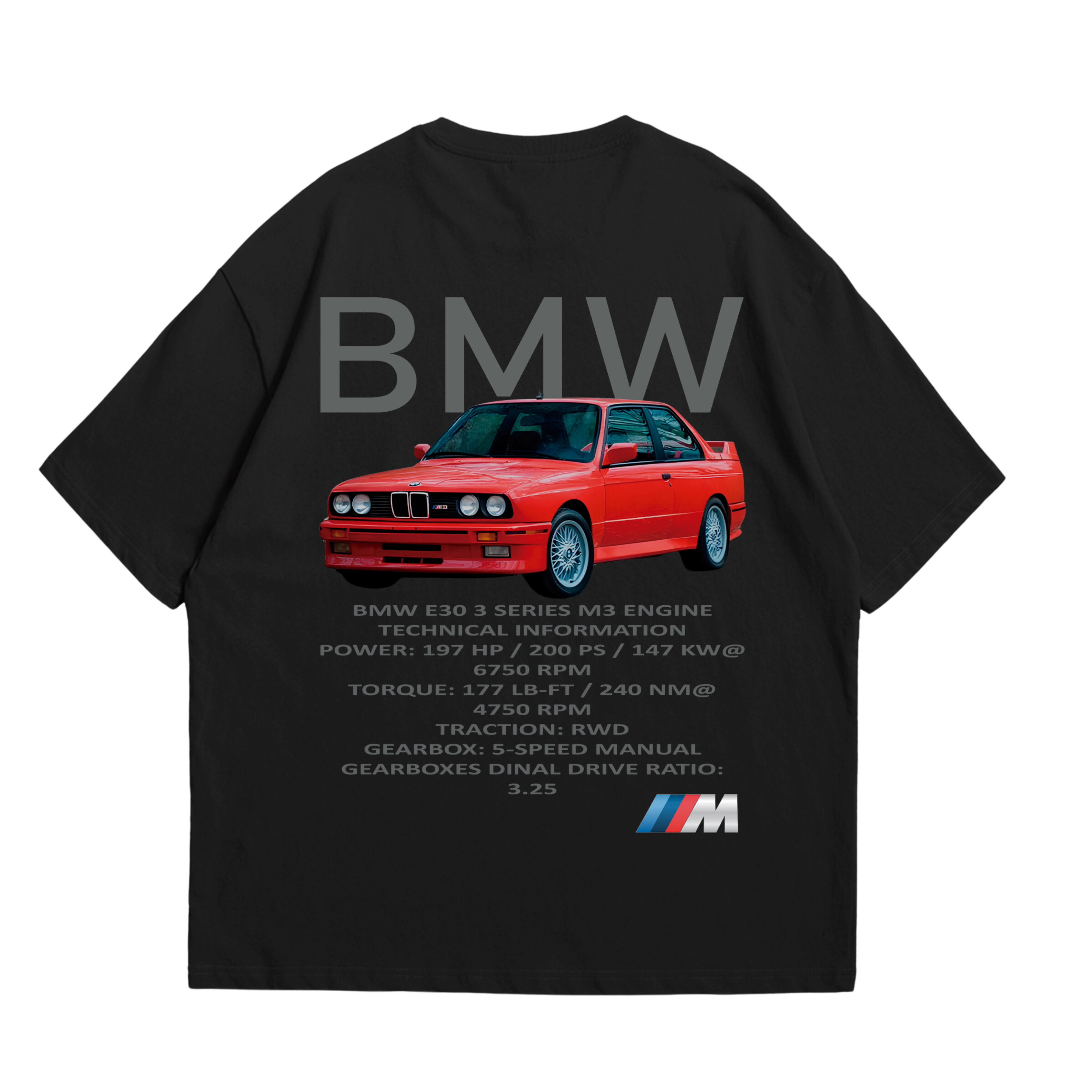 Camiseta Oversized BMW M3