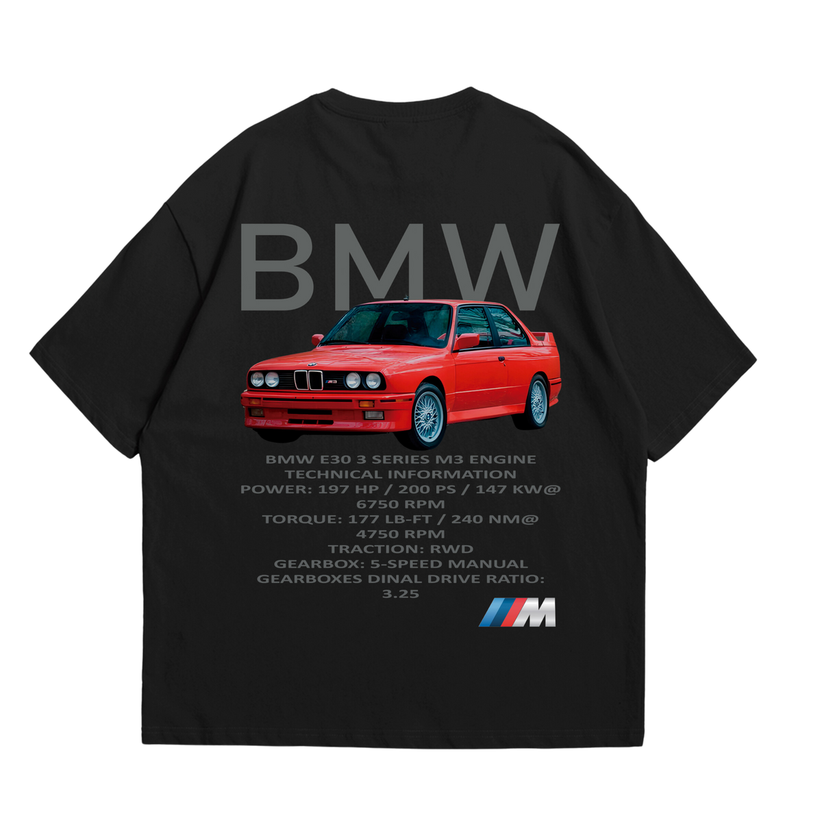 Camiseta Oversized BMW M3