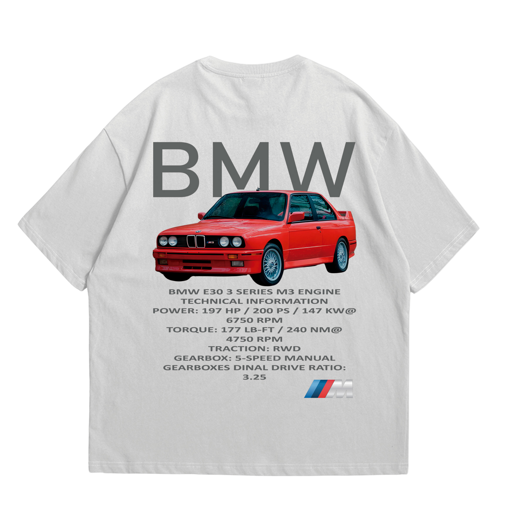 Camiseta Oversized BMW M3