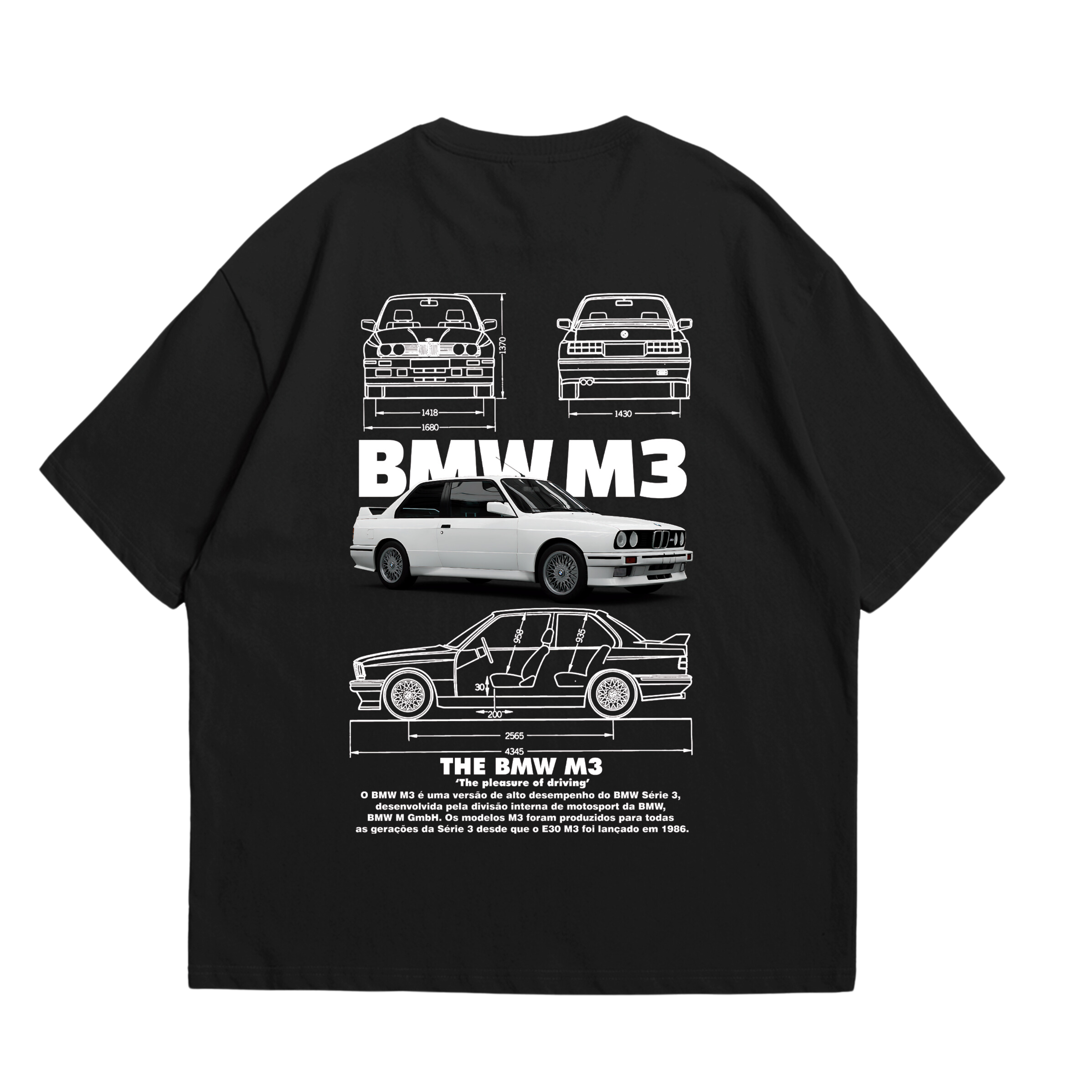 Camiseta Oversized BMW M3