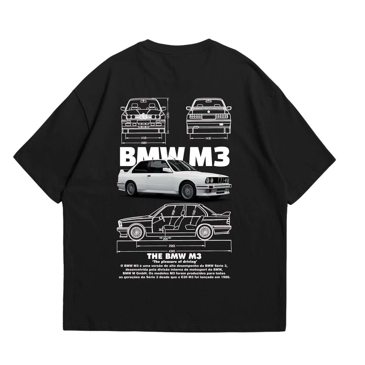 Camiseta Oversized BMW M3