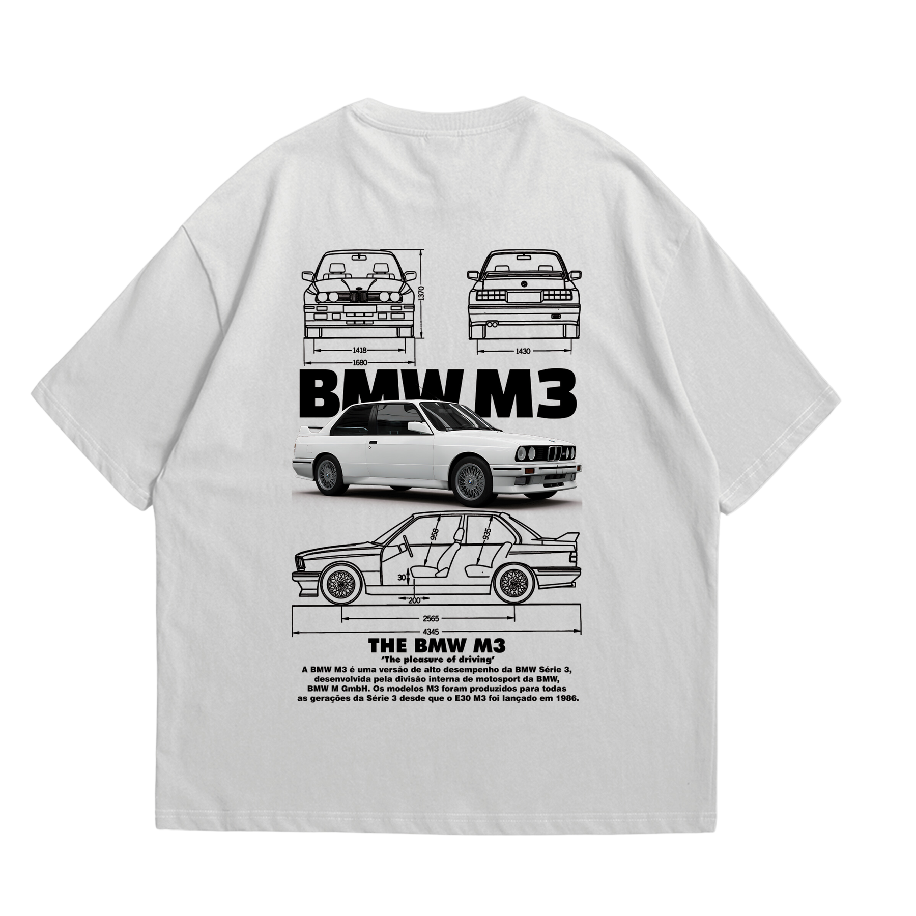 Camiseta Oversized BMW M3