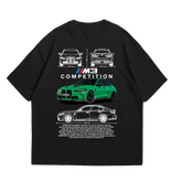 Camiseta Oversized BMW M3 Competition