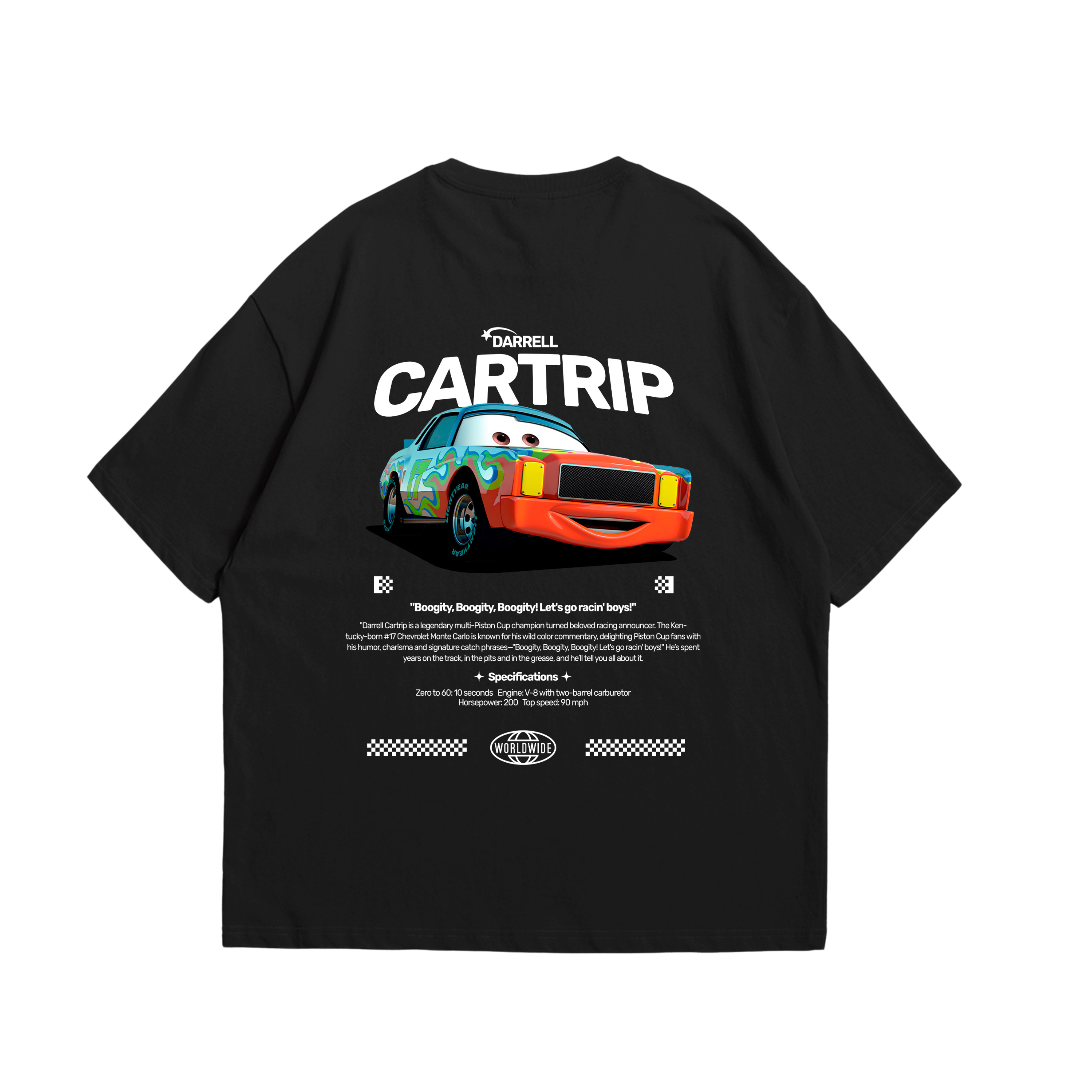 Camiseta Oversized Cartrip Cars