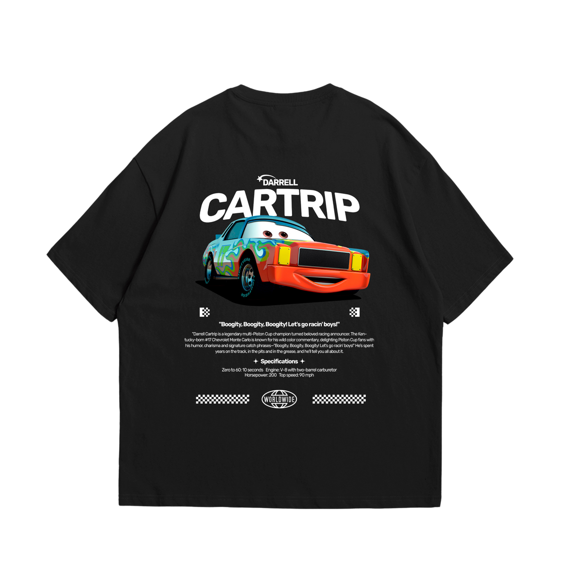 Camiseta Oversized Cartrip Cars